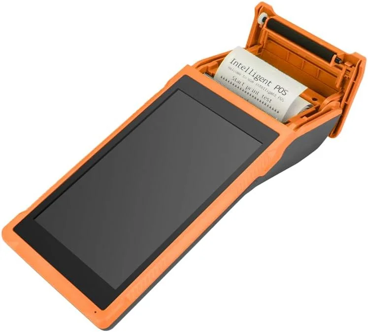 پایانه POS اندرویدی دستی NETUM با چاپگر رسید، جمع‌آوری کننده داده، اسکنر بارکد قابل حمل، بلوتوث، USB، WiFi BT4.0 به همراه رول کاغذ 58 * 35