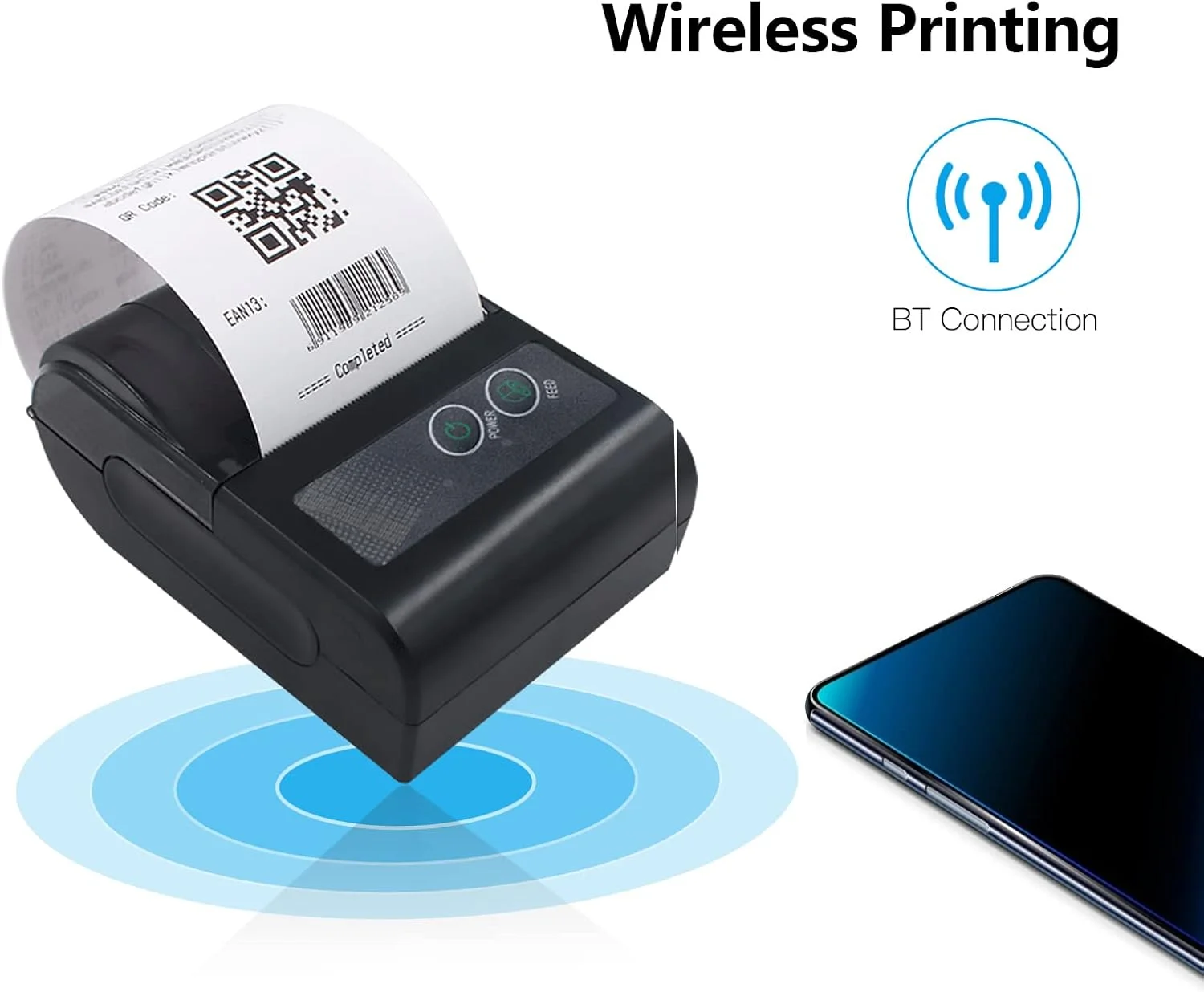 چاپگر حرارتی کوچک 58 میلیمتری Morelian، چاپگر بیسیم برچسب، رسید، حمل و نقل سریع، اتصال USB BT، پشتیبانی از دستور ESC/POS سازگار با ویندوز، اندروید، iOS برای سوپرمارکت، فروشگاه، رستوران چاپگر حرارتی کوچک 58 میلیمتری Morelian، چاپگر بیسیم برچسب، رسید، حمل و نقل سریع، اتصال USB BT، پشتیبانی از دستور ESC/POS سازگار با ویندوز، اندروید، iOS برای سوپرمارکت، فروشگاه، رستوران