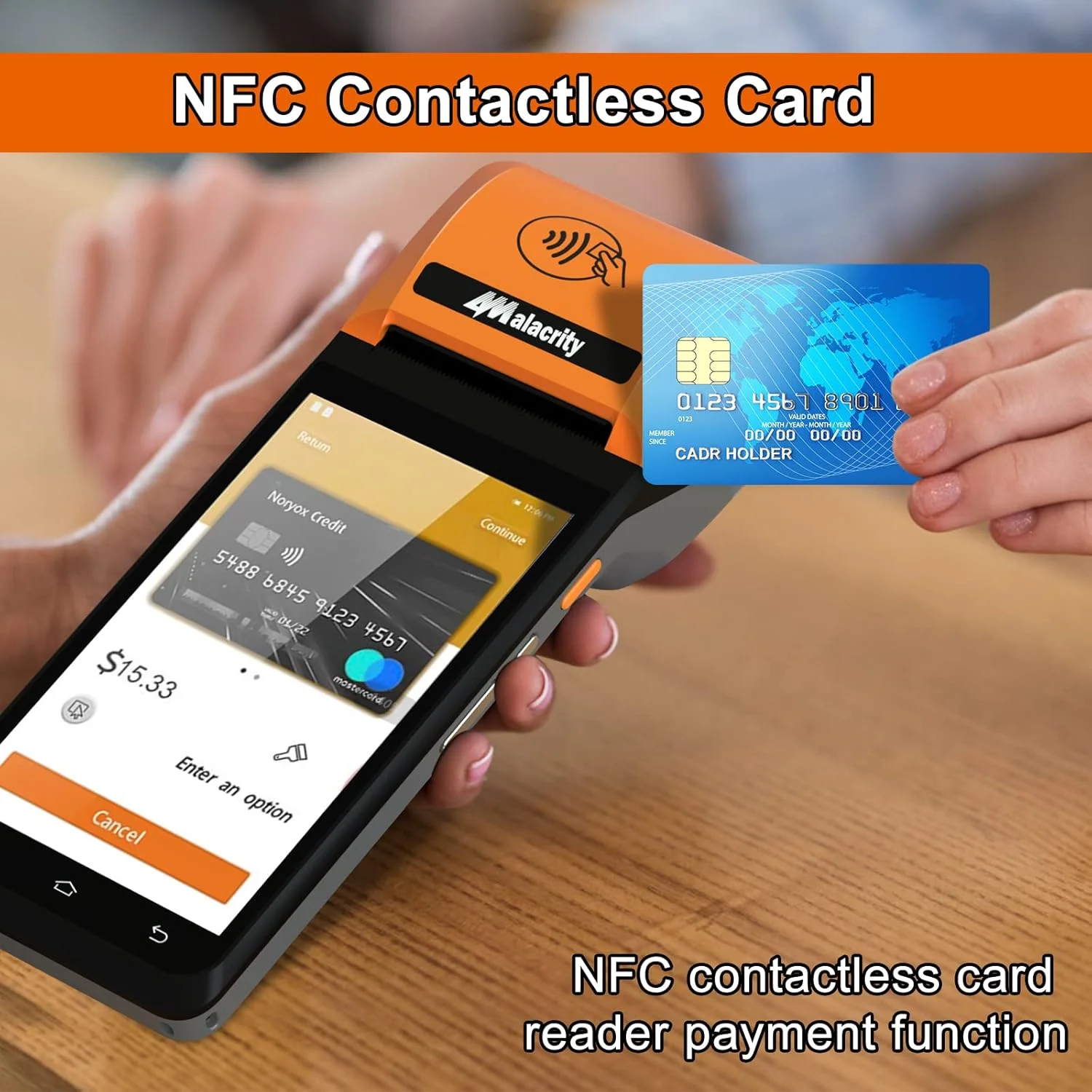 پرینتر رسید POS Alacrity، پرینتر PDA دستی دستگاه POS موبایل صفحه لمسی 5.5 اینچی پرینتر حرارتی 58 میلی متری اندروید 8.1 پشتیبانی از ارتباطات 4G WiFi بلوتوث نارنجی پرینتر رسید POS Alacrity، پرینتر PDA دستی دستگاه POS موبایل صفحه لمسی 5.5 اینچی پرینتر حرارتی 58 میلی متری اندروید 8.1 پشتیبانی از ارتباطات 4G WiFi بلوتوث نارنجی
