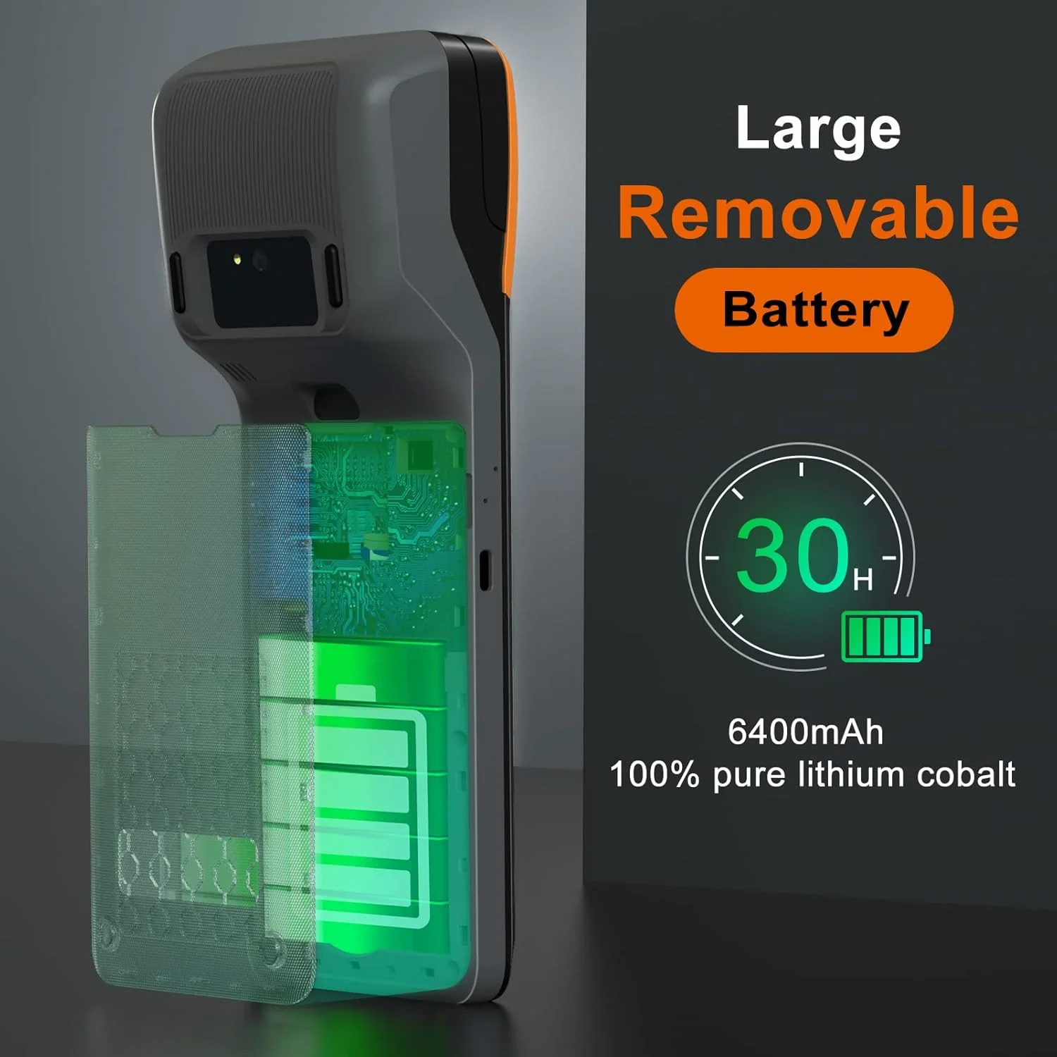 پرینتر رسید POS Alacrity، پرینتر PDA دستی دستگاه POS موبایل صفحه لمسی 5.5 اینچی پرینتر حرارتی 58 میلی متری اندروید 8.1 پشتیبانی از ارتباطات 4G WiFi بلوتوث نارنجی پرینتر رسید POS Alacrity، پرینتر PDA دستی دستگاه POS موبایل صفحه لمسی 5.5 اینچی پرینتر حرارتی 58 میلی متری اندروید 8.1 پشتیبانی از ارتباطات 4G WiFi بلوتوث نارنجی