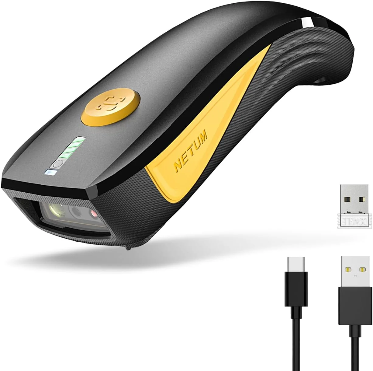 اسکنر بارکدخوان QR کد NETUM CS7501 - اسکنر بارکد بلوتوثی ارتقا یافته، مینی بارکدخوان قابل حمل 1D و 2D برای مدیریت موجودی، اسکنر تصویر بی سیم برای تبلت ها، اندروید، iOS، PC و سیستم های POS