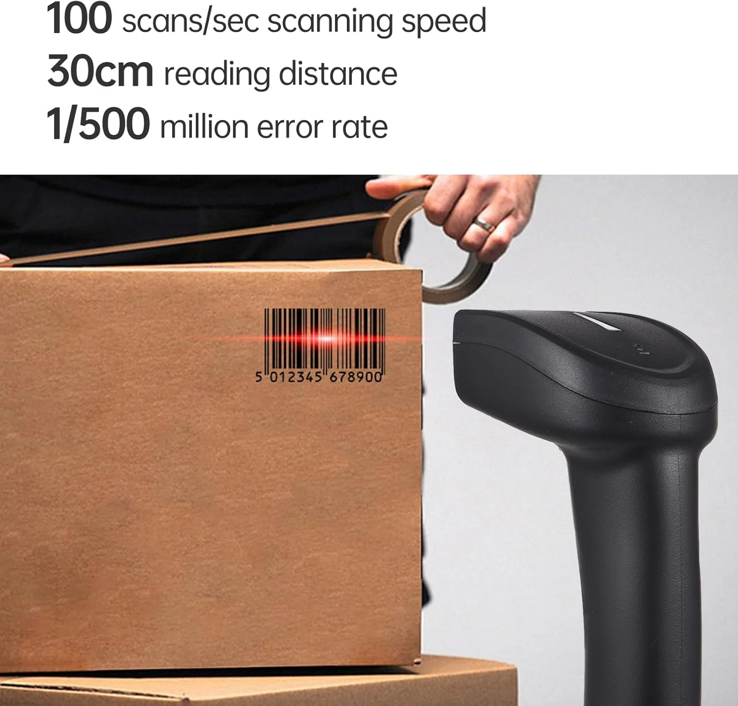 بارکد خوان بی سیم 2D Joleritc 2.4G دستی USB سیم دار 1D بارکد ماشه دستی 640*480 CMOS اسکن پشتیبانی از کد کاغذی و صفحه نمایش سازگار با ویندوز اندروید MAC برای سوپرمارکت خرده فروشی بارکد خوان بی سیم 2D Joleritc 2.4G دستی USB سیم دار 1D بارکد ماشه دستی 640*480 CMOS اسکن پشتیبانی از کد کاغذی و صفحه نمایش سازگار با ویندوز اندروید MAC برای سوپرمارکت خرده فروشی