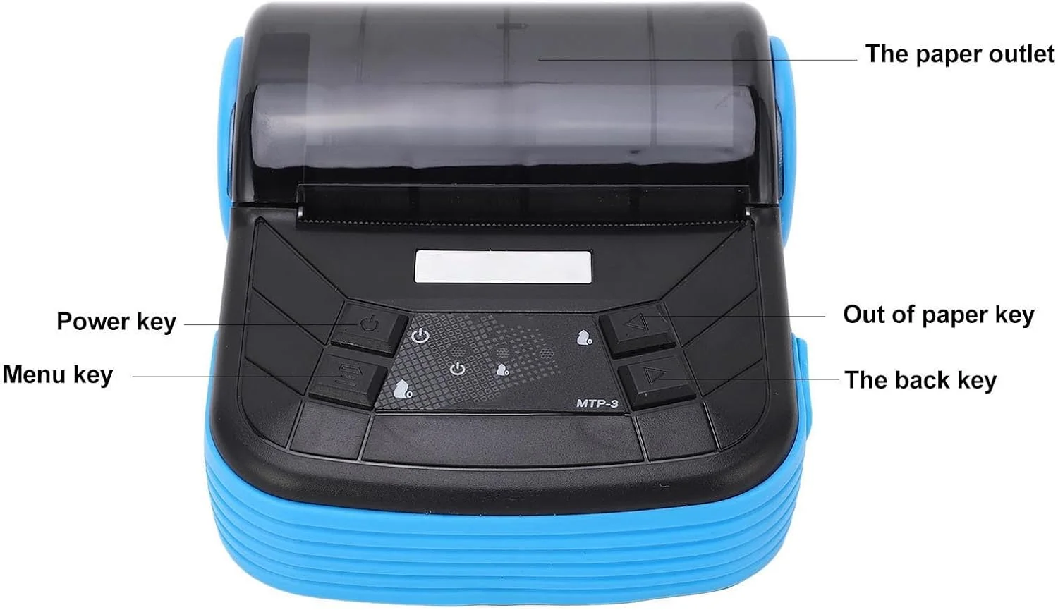 پرینتر حرارتی Depisuta، پرینتر بی سیم قابل حمل 80 میلی متری برای رسید، بلیط، فاکتور، پرینتر POS، مجهز به USB، پشتیبانی از XP، OS X، IOS پرینتر حرارتی Depisuta، پرینتر بی سیم قابل حمل 80 میلی متری برای رسید، بلیط، فاکتور، پرینتر POS، مجهز به USB، پشتیبانی از XP، OS X، IOS