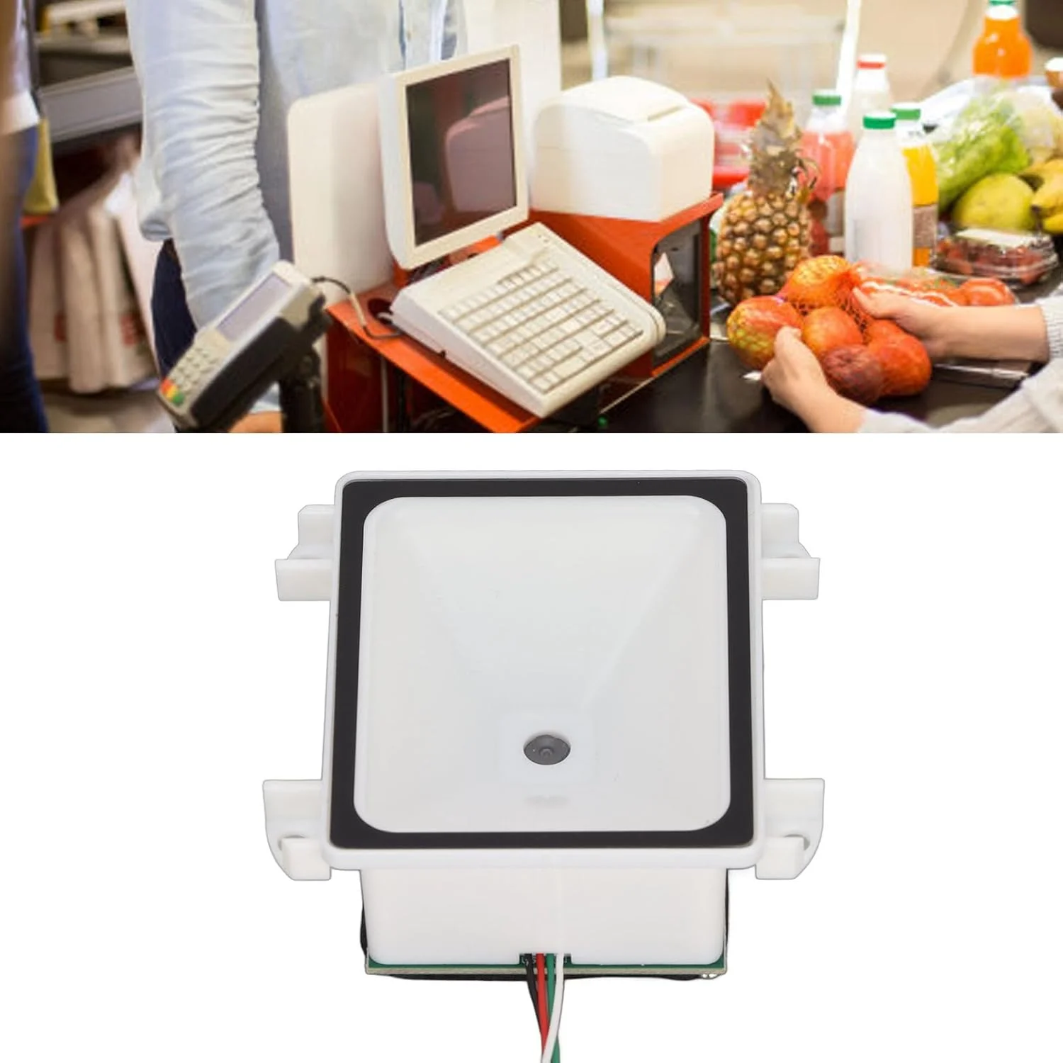 اسکنر بارکد USB رومیزی Jectse با فناوری حسگر خودکار مادون قرمز، اتصال و پخش برای خواندن کدگذاری EAN/UPC/QR، جنس ABS، برای خرده فروشی اسکنر بارکد USB رومیزی Jectse با فناوری حسگر خودکار مادون قرمز، اتصال و پخش برای خواندن کدگذاری EAN/UPC/QR، جنس ABS، برای خرده فروشی