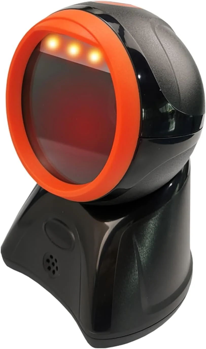 اسکنر بارکد GHQERTY، اسکنر بارکد رومیزی USB چند جهته، بارکد خوان کد QR 1d 2d، بارکد خوان رومیزی برای فروشگاه های سوپرمارکت