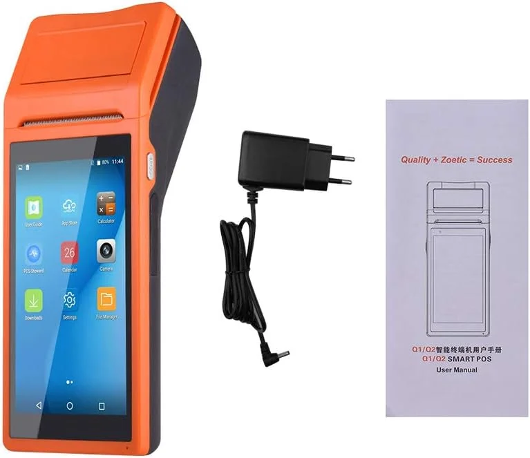 پرینتر PDA دستی همه کاره Hingers، ترمینال POS هوشمند، پرینترهای بی سیم قابل حمل، ترمینال پرداخت هوشمند با قابلیت ارتباط BT/WiFi/USB OTG/3G