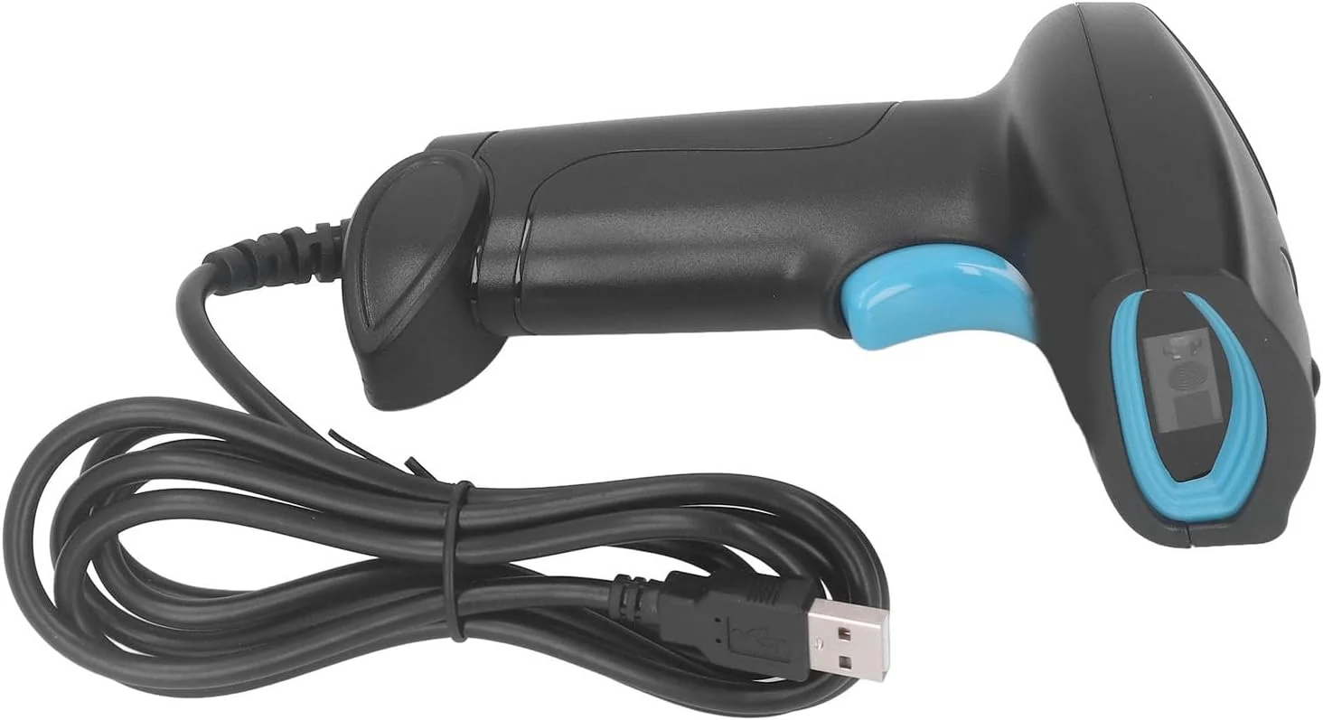 اسکنر بارکد سیمی با دقت بالا، اسکنر بارکد خوان دستی 1D 2D برای لجستیک اکسپرس اسکنر بارکد سیمی با دقت بالا، اسکنر بارکد خوان دستی 1D 2D برای لجستیک اکسپرس