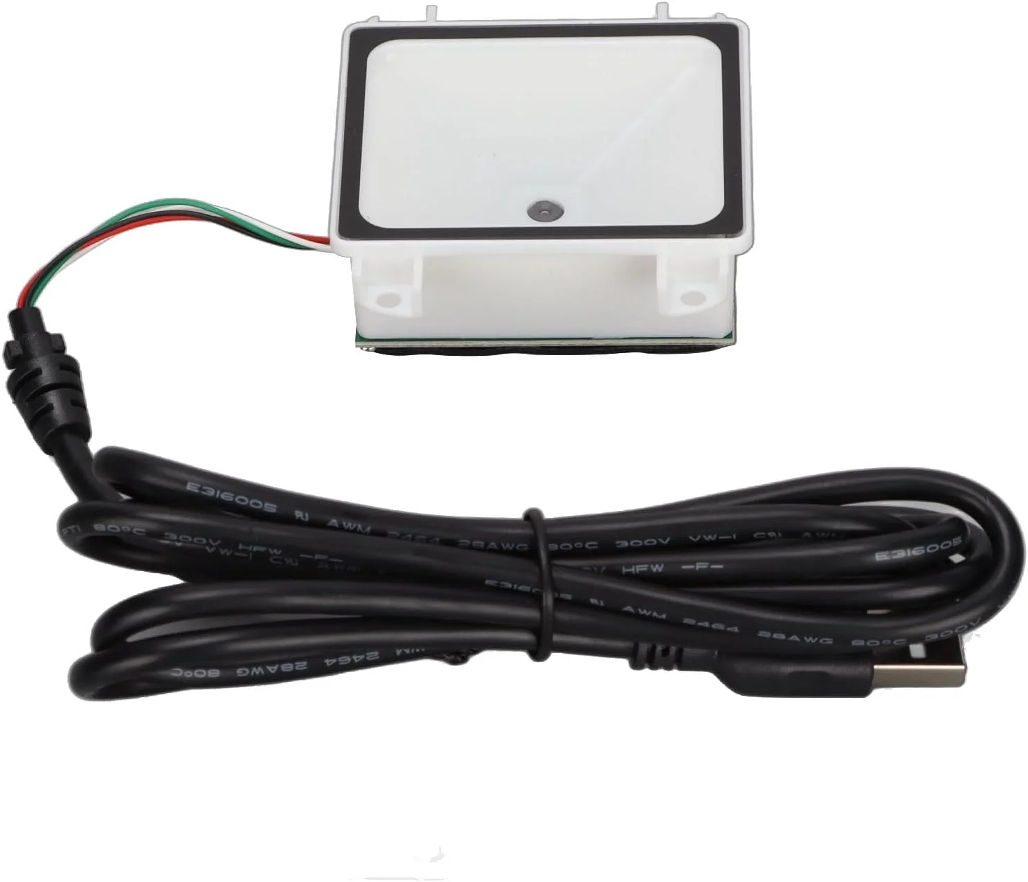 اسکنر بارکد USB رومیزی Jectse با فناوری حسگر خودکار مادون قرمز، Plug and Play برای خواندن کدینگ EAN/UPC/QR، جنس ABS، برای خرده فروشی/