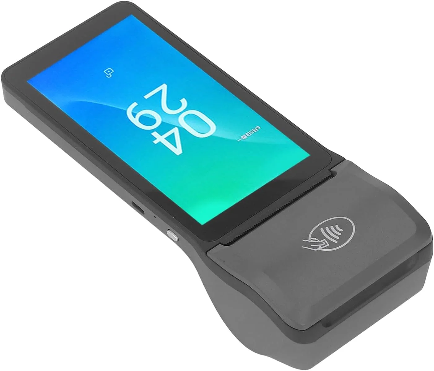 دستگاه پوز بریلوکسا، چاپگر رسید موبایل 4G WIFI بلوتوث با اسکنر 1D 2D برای پایانه POS دستی سیستم پرداخت NFC