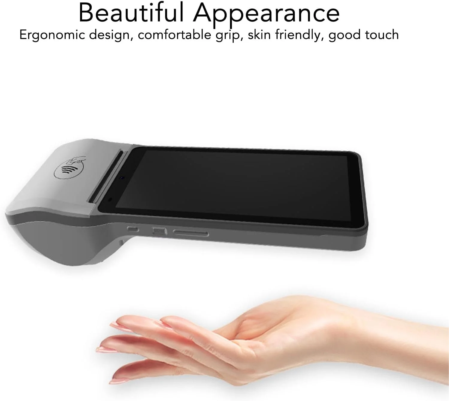 دستگاه پوز بریلوکسا، چاپگر رسید موبایل 4G WIFI بلوتوث با اسکنر 1D 2D برای پایانه POS دستی سیستم پرداخت NFC