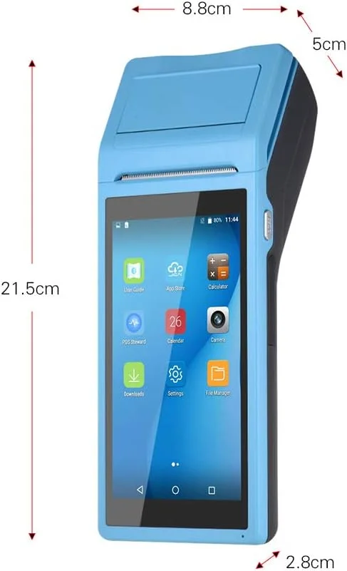 lilistore ترمینال POS هوشمند چاپگر PDA دستی همه کاره پرینترهای قابل حمل بی سیم عملکرد ترمینال پرداخت هوشمند ارتباط BT/WiFi/USB OTG/3G lilistore ترمینال POS هوشمند چاپگر PDA دستی همه کاره پرینترهای قابل حمل بی سیم عملکرد ترمینال پرداخت هوشمند ارتباط BT/WiFi/USB OTG/3G