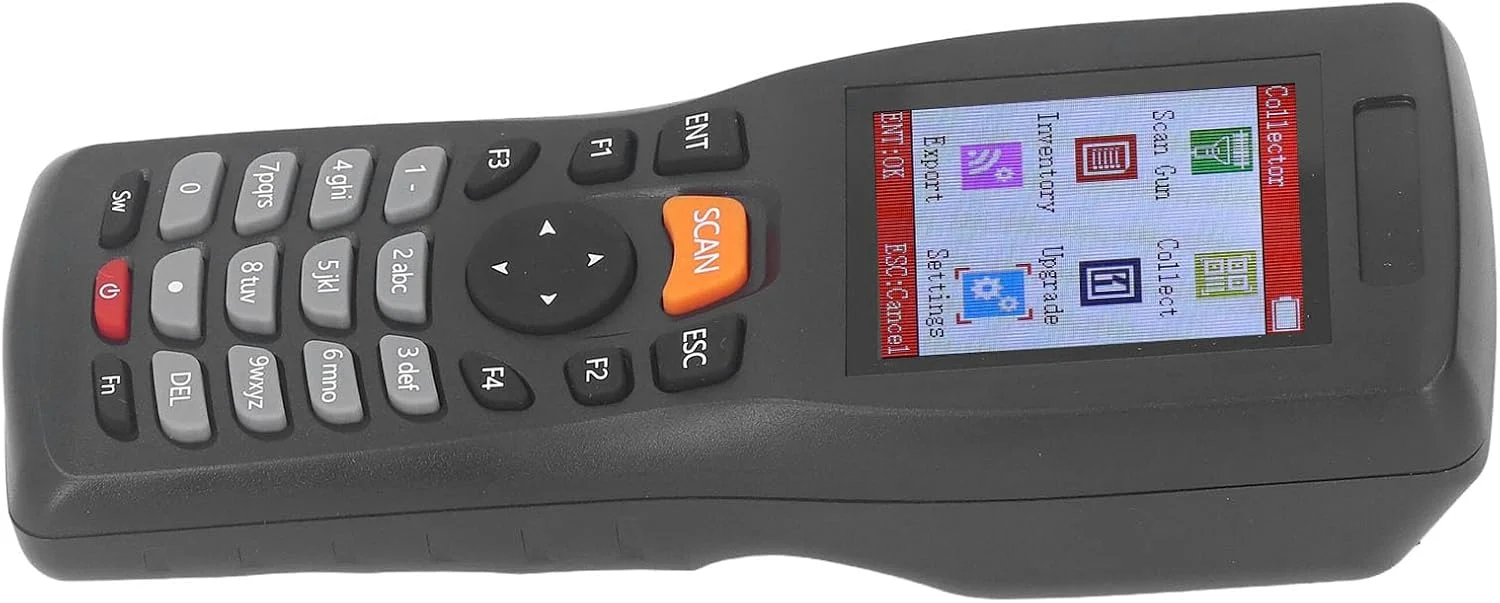 اسکنر بارکد بریلوکسا، بارکد خوان بی سیم 2.4 گیگاهرتز CCD با صفحه نمایش 2.2 اینچی برای جمع آوری داده های بارکد نور قرمز