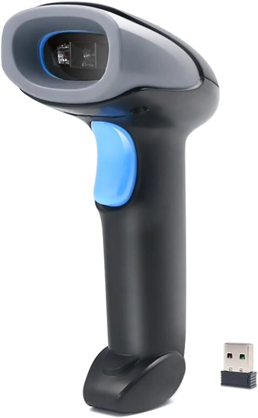 بارکد خوان Marhynchus، اسکنر بارکد و QR کد حرفه ای 1D 2D QR، بی سیم 2.4G USB سیمی با باتری 1200mAh برای سوپرمارکت، خرده فروشی، کتابخانه، لجستیک، انبار