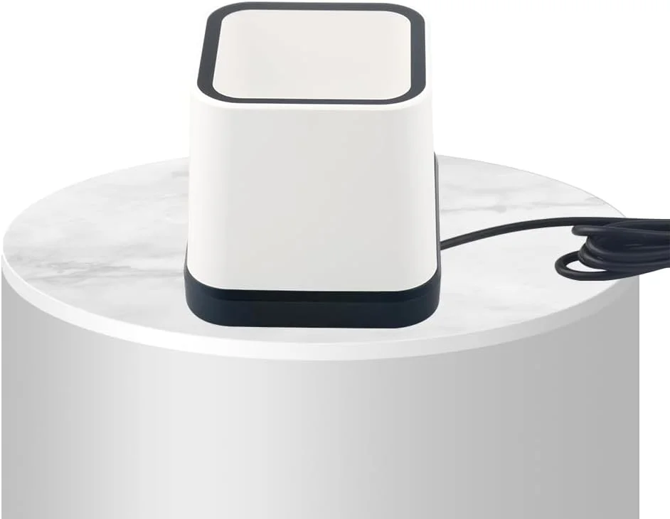 اسکنر بارکد رومیزی USB با سیم، اسکن خودکار بدون دست حسگر تصویر بارکد خوان QR 2D برای انبار، سوپرمارکت، فروشگاه خرده فروشی، سیستم پوز کتابفروشی (USB با سیم)