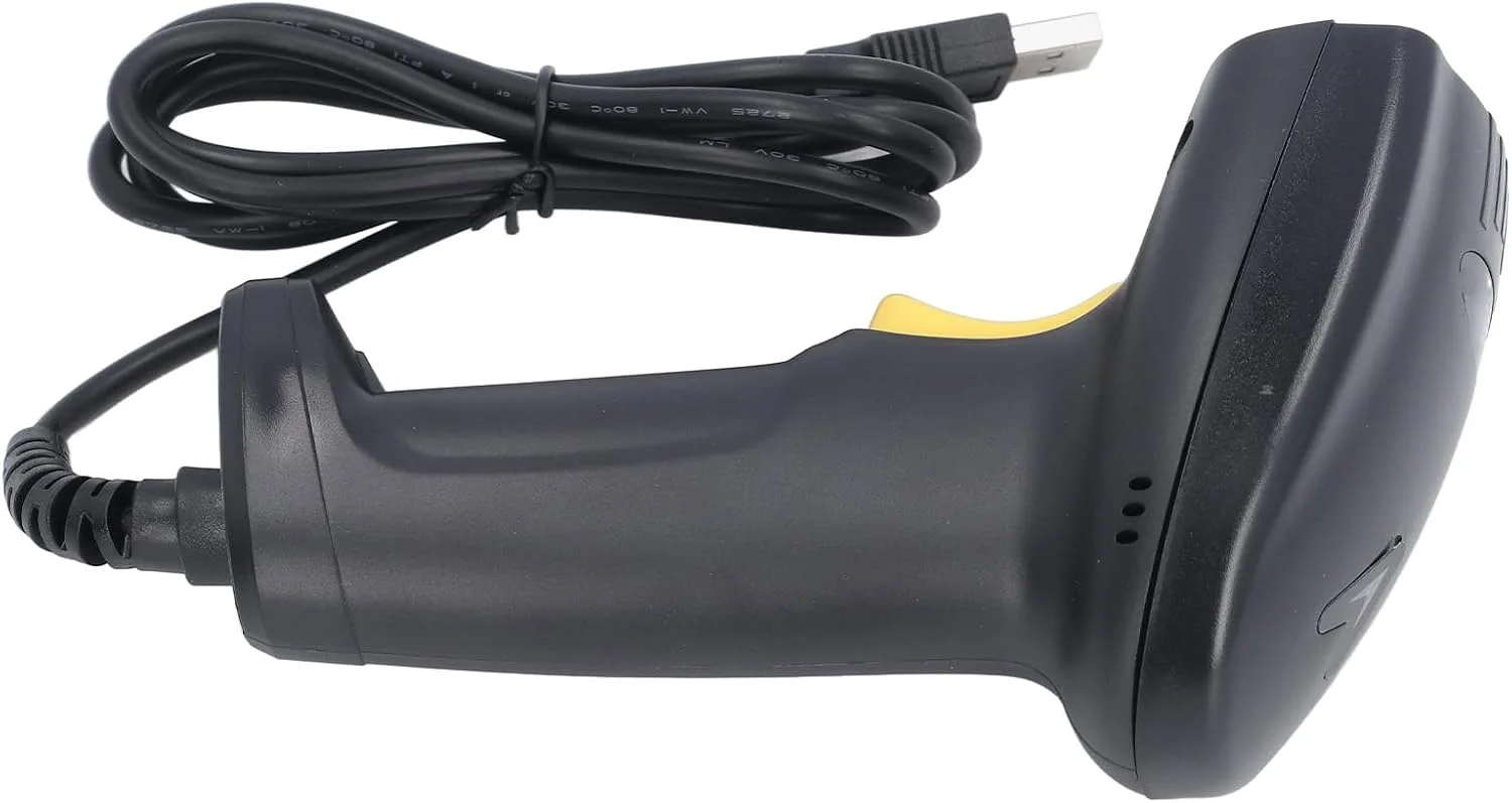 بارکد خوان دستی سیمی USB 1D 2D، اسکن سریع بارکد برای فروشگاه خرده فروشی، سازگاری گسترده