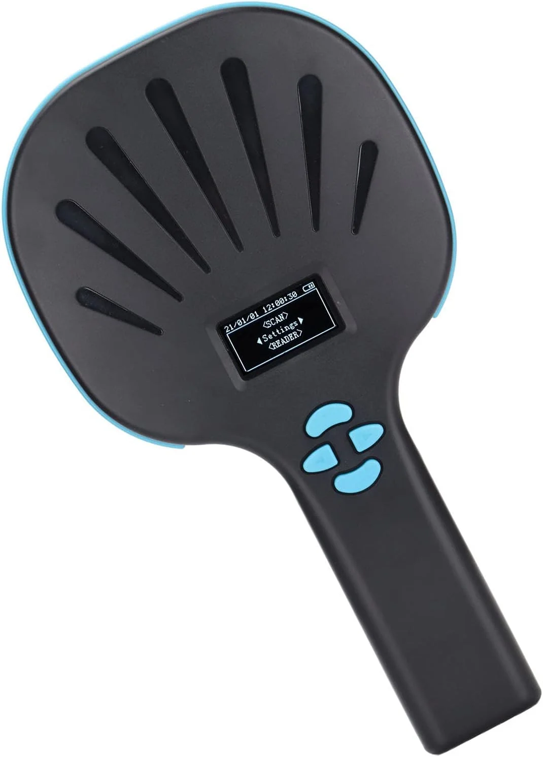 اسکنر بارکد، 134.2Khz/125Khz اسکنر تراشه حیوانات دستی بی سیم قابل حمل اسکنر بارکد/کد QR با کابل داده گیرنده