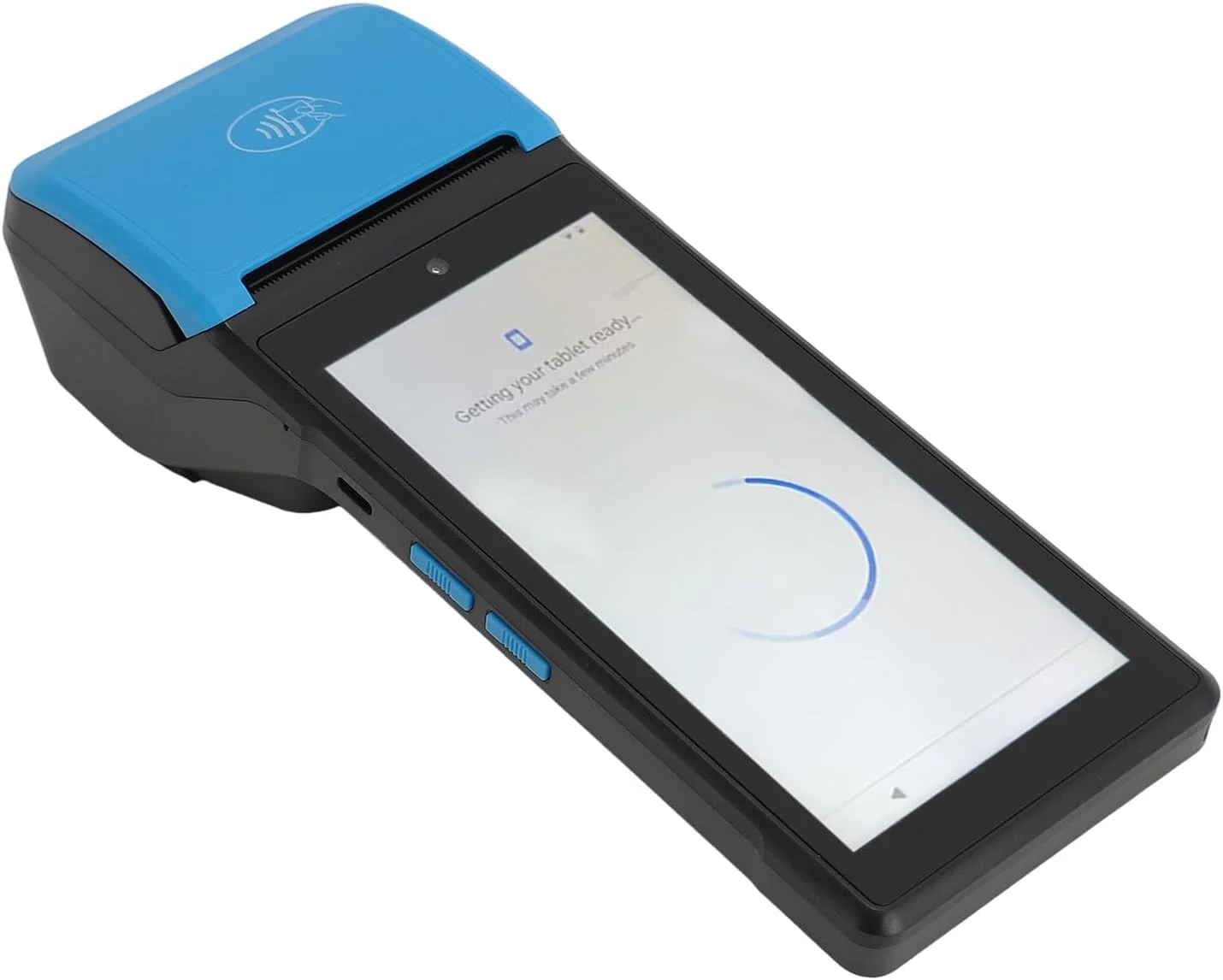 چاپگر رسید POS PDA، صفحه لمسی 5.5 اینچی، 1080P، چاپگر حرارتی رسید POS 58 میلی‌متری برای 12.0، پشتیبانی از 4GLTE، WiFi، NFC، USB OTG، باتری با ماندگاری طولانی، صفحه لمسی 5.5 اینچی