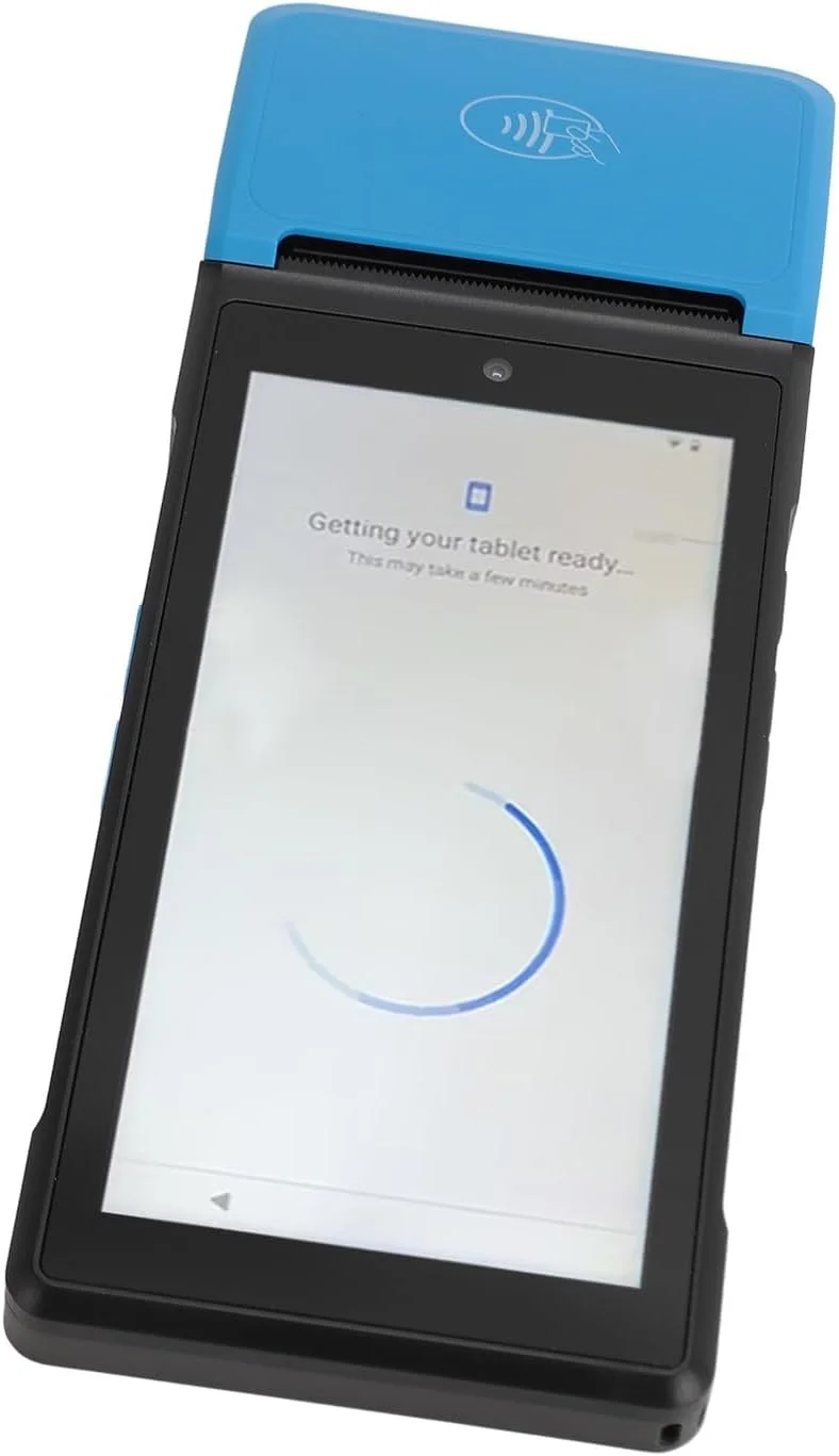 چاپگر رسید POS PDA، صفحه لمسی 5.5 اینچی، 1080P، چاپگر حرارتی رسید POS 58 میلی‌متری برای 12.0، پشتیبانی از 4GLTE، WiFi، NFC، USB OTG، باتری با ماندگاری طولانی، صفحه لمسی 5.5 اینچی