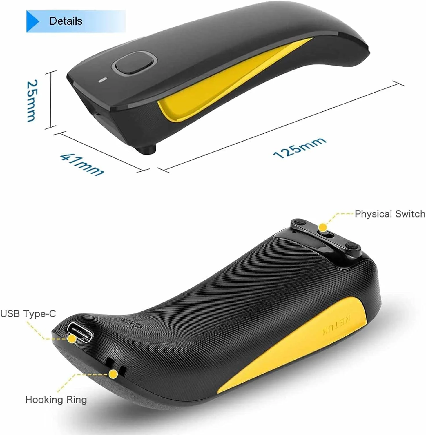 اسکنر بارکد QR دو بعدی دستی - روش اتصال 3 در 1، پشتیبانی از چندین زبان، سازگار با سیستم عامل های اصلی، مناسب برای پرداخت موبایلی، سوپرمارکت ها، فروشگاه های خرده فروشی، مشکی اسکنر بارکد QR دو بعدی دستی - روش اتصال 3 در 1، پشتیبانی از چندین زبان، سازگار با سیستم عامل های اصلی، مناسب برای پرداخت موبایلی، سوپرمارکت ها، فروشگاه های خرده فروشی، مشکی