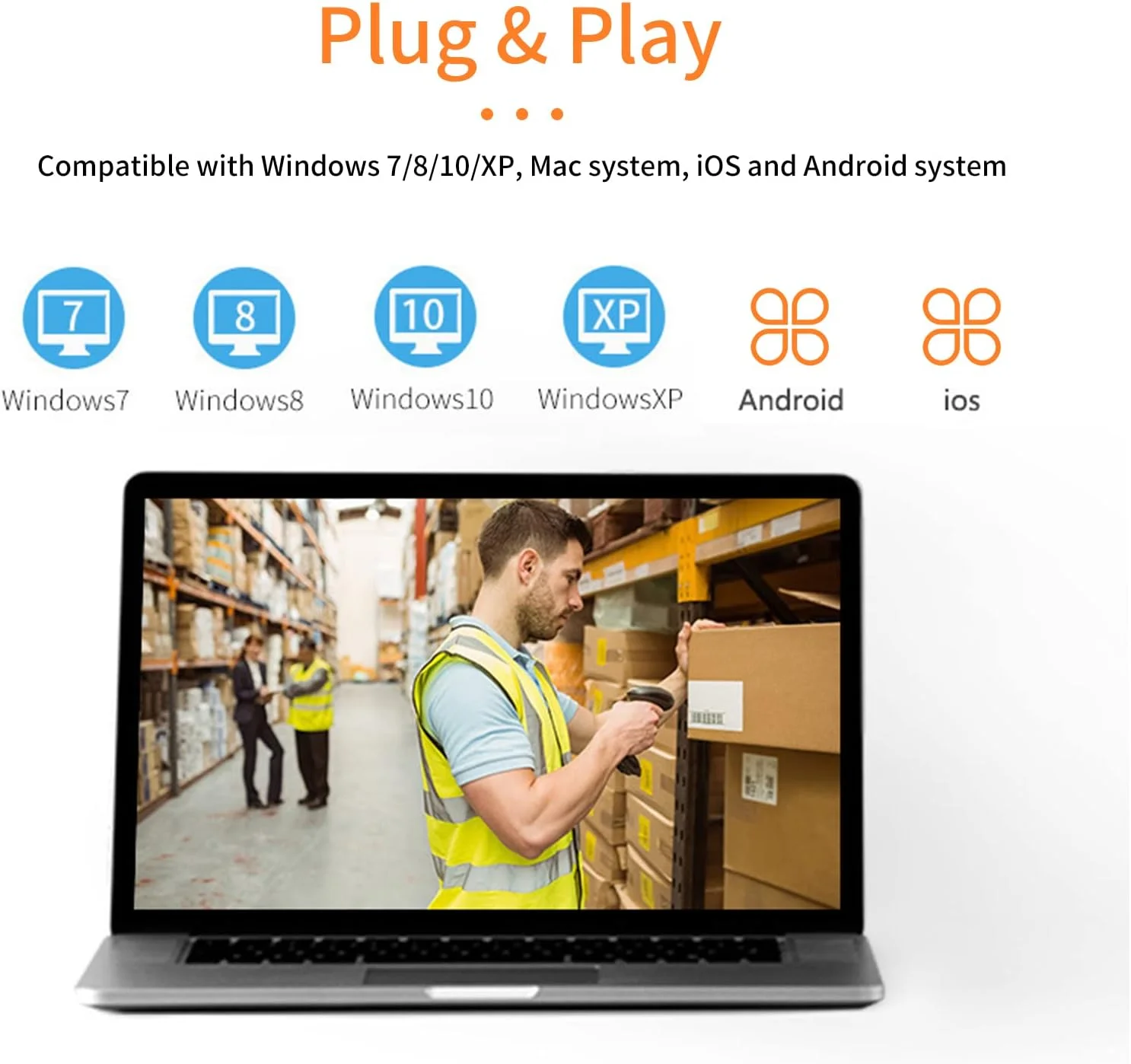 اسکنر بارکد 2 بعدی 1 بعدی بی سیم 2.4G USB دستی، اسکنر بارکد با ماشه دستی، سازگار با صفحه نمایش کاغذی، سازگار با سیستم های ویندوز 7، 8، 10، XP برای سوپرمارکت اسکنر بارکد 2 بعدی 1 بعدی بی سیم 2.4G USB دستی، اسکنر بارکد با ماشه دستی، سازگار با صفحه نمایش کاغذی، سازگار با سیستم های ویندوز 7، 8، 10، XP برای سوپرمارکت