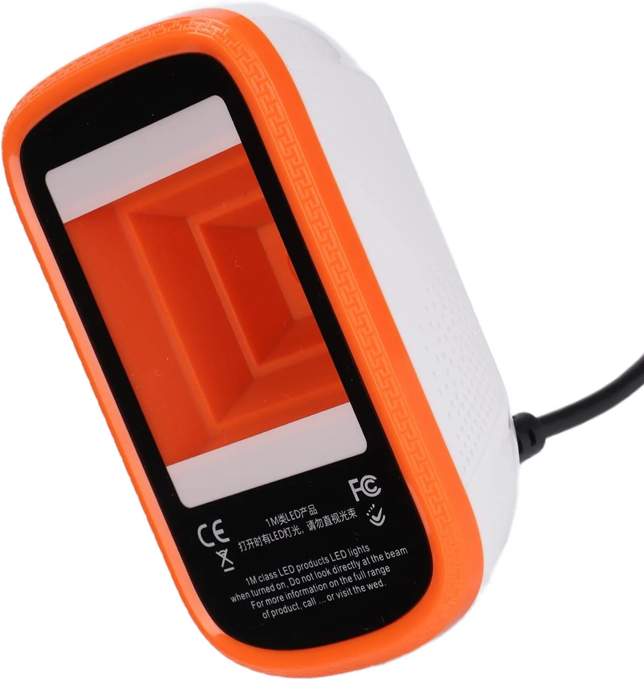 اسکنر بارکد رومیزی XUMIUZIY، اسکنر حسگر پرداخت موبایلی خودکار هوشمند سیمی، تصویر دو بعدی صفحه نمایش LED با USB برای فروشگاه، انبار.