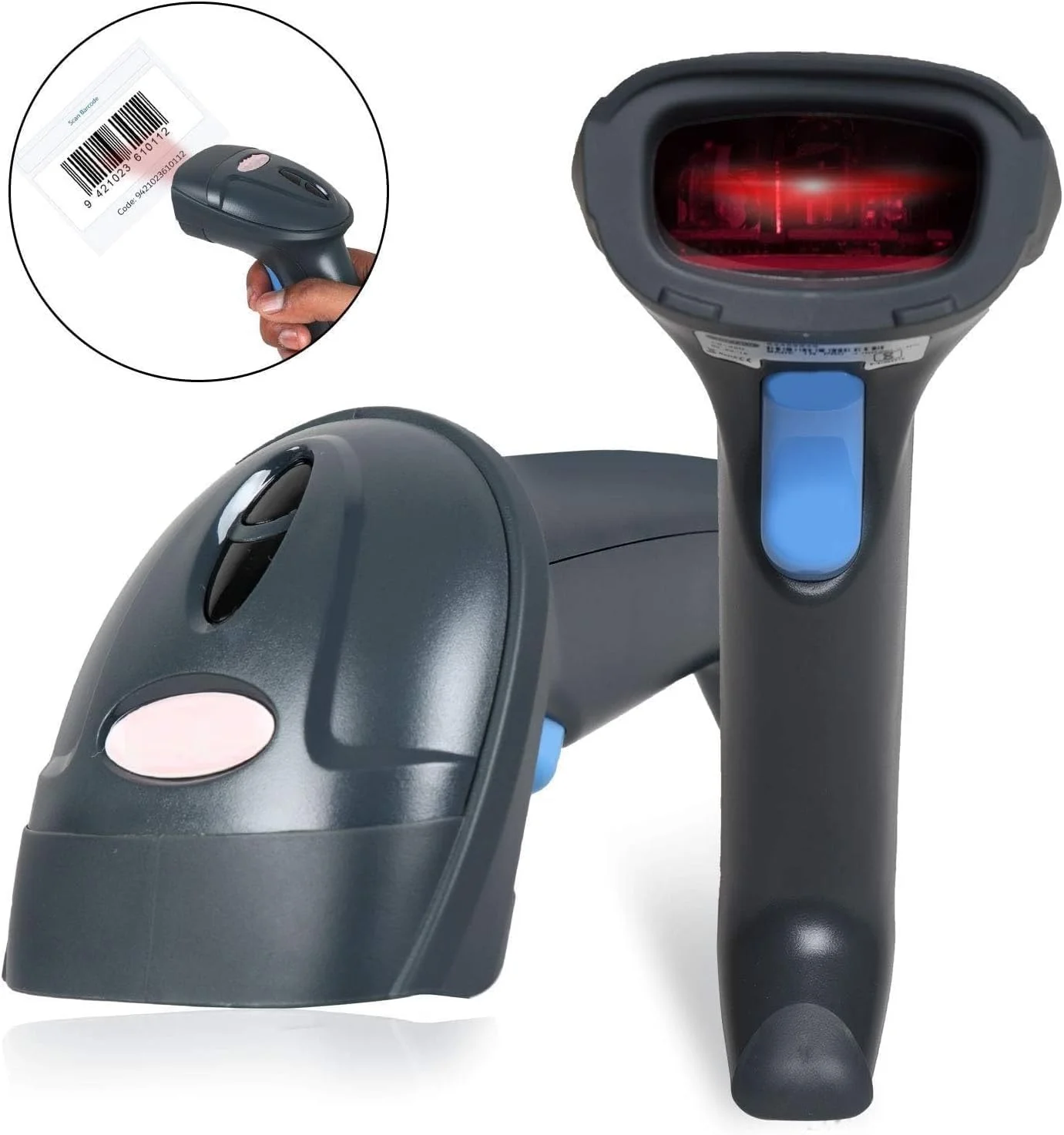 اسکنر بارکد لیزری دارای تاییدیه BIS، بارکد خوان دستی 1 بعدی USB سیمی لیزر نوری با سرعت بالا برای سیستم POS سوپرمارکت اسکنر بارکد لیزری دارای تاییدیه BIS، بارکد خوان دستی 1 بعدی USB سیمی لیزر نوری با سرعت بالا برای سیستم POS سوپرمارکت