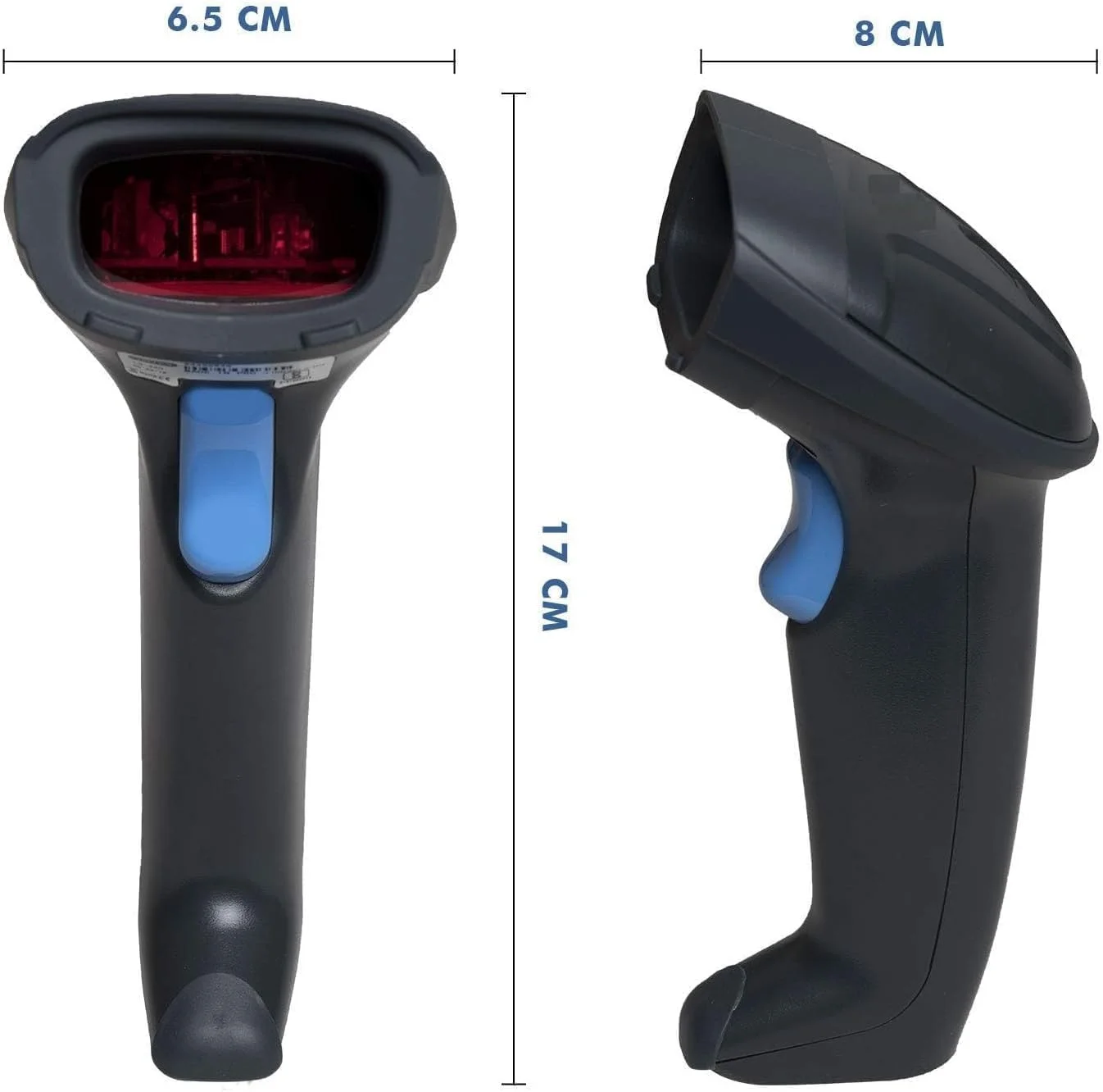 اسکنر بارکد لیزری دارای تاییدیه BIS، بارکد خوان دستی 1 بعدی USB سیمی لیزر نوری با سرعت بالا برای سیستم POS سوپرمارکت اسکنر بارکد لیزری دارای تاییدیه BIS، بارکد خوان دستی 1 بعدی USB سیمی لیزر نوری با سرعت بالا برای سیستم POS سوپرمارکت