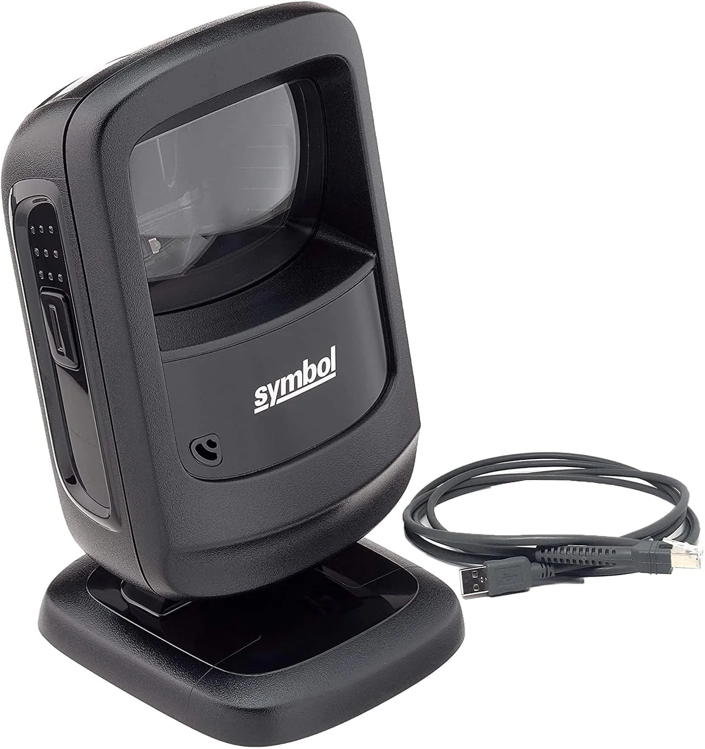 اسکنر بارکد بدون دست زبرا مدل Symbol DS9208-SR با کابل USB محافظ دار - اسکن بارکدهای 1D، 2D و PDF417، نشانگر LED - JTTANDS