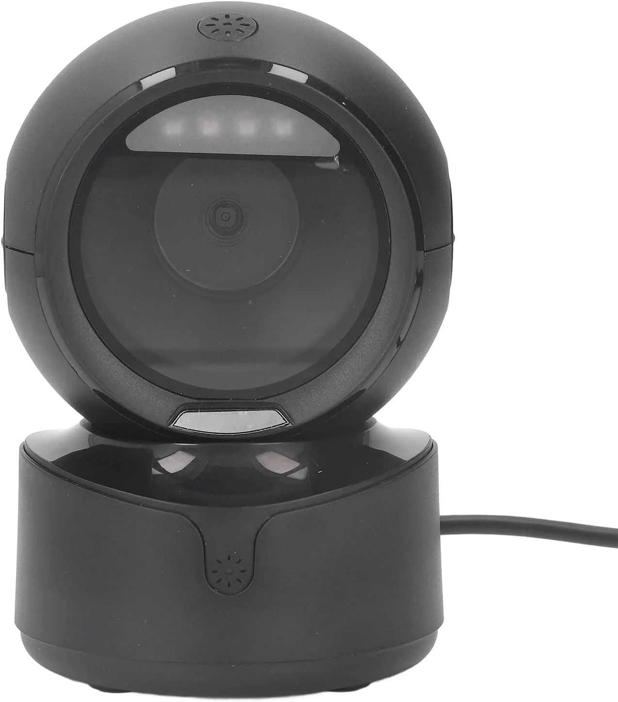 اسکنر بارکد رومیزی چند جهته USB سیم دار Eujgoov برای انبار خرده فروشی، خواننده خودکار حسگر 1D 2D QR، هندزفری برای بهبود کارایی
