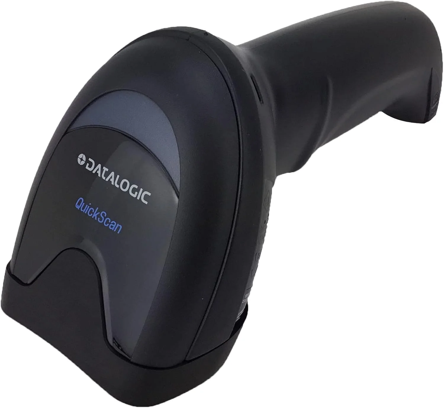 بارکد خوان دو بعدی همه جهته دستی سیم دار دیتالاجیک QuickScan QD2590 (مشکی، 1D، 2D و کدهای پستی)، شامل منبع تغذیه، کابل RS232 و کابل USB
