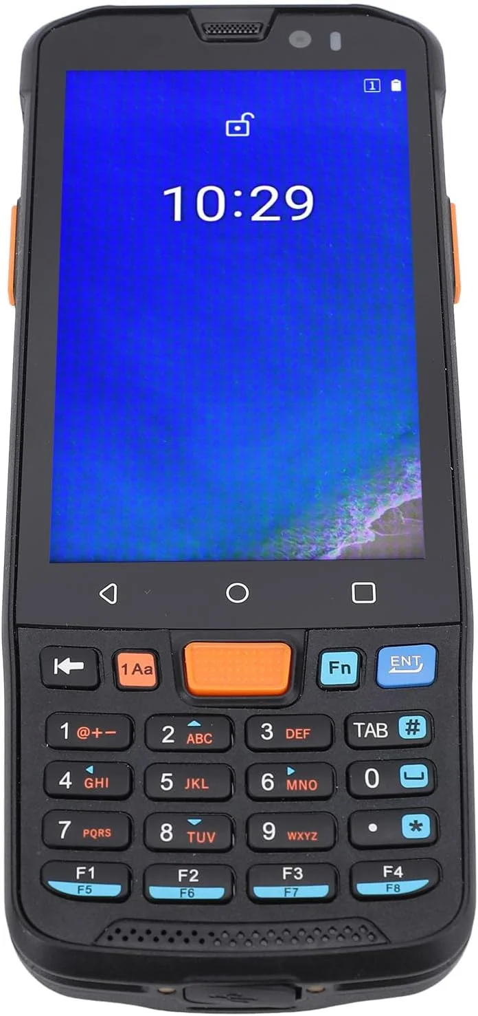 اسکنر بارکد، دستگاه جمع آوری داده صفحه نمایش 4 اینچی HD، دستگاه موجودی بی سیم 1D 2D با 4 گیگابایت + 64 گیگابایت، محافظ IP65، دوربین 5 مگاپیکسلی، اسکنر دستی برای 11، برای انبار