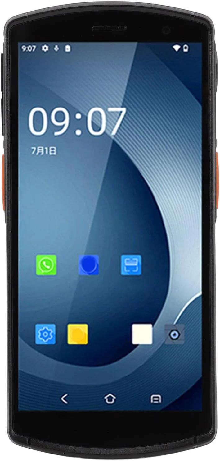 اسکنر بارکد دستی بی سیم انعطاف پذیر Haofy IP65 برای تولید و ساخت، جمع کننده اتصال داده NFC 1D 2D برای خواندن دستگاه اندازه گیری برق، با عمر طولانی