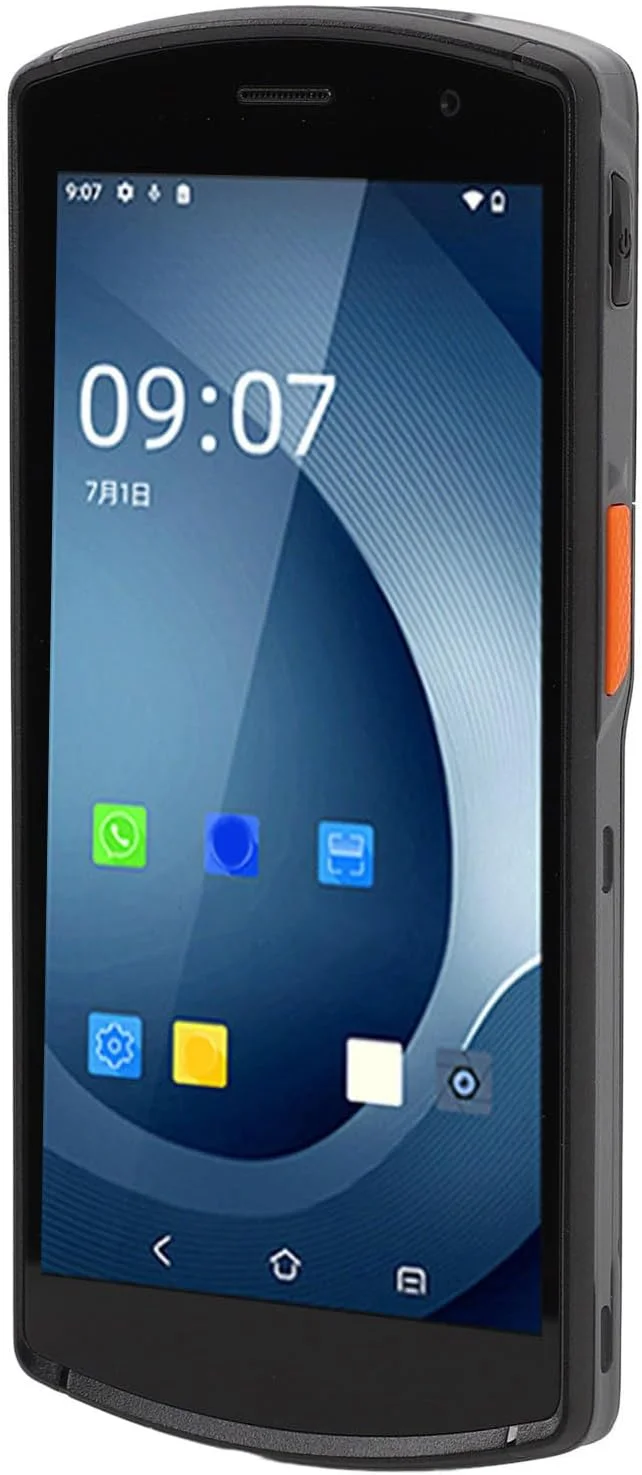 اسکنر بارکد دستی بی سیم انعطاف پذیر Haofy IP65 برای تولید و ساخت، جمع کننده اتصال داده NFC 1D 2D برای خواندن دستگاه اندازه گیری برق، با عمر طولانی