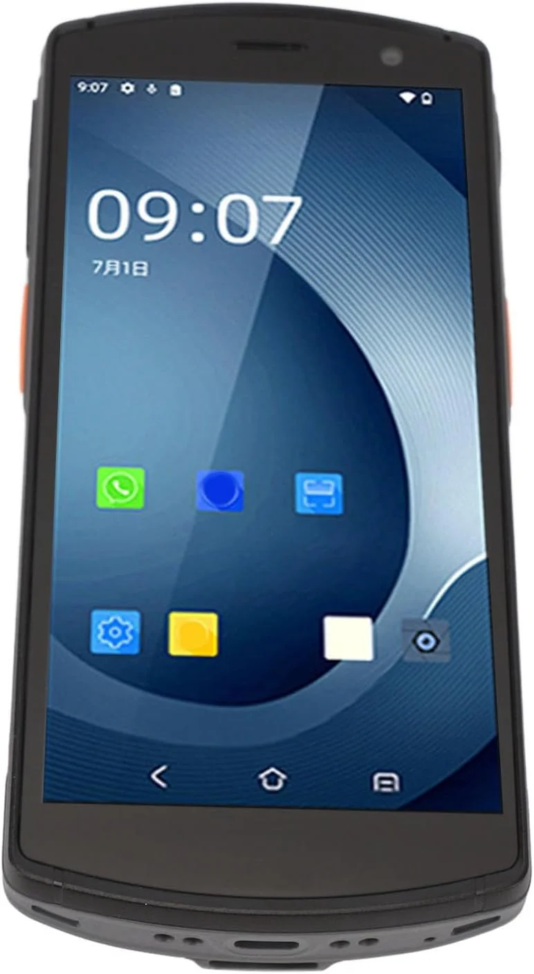 اسکنر بارکد دستی بی سیم انعطاف پذیر Haofy IP65 برای تولید و ساخت، جمع کننده اتصال داده NFC 1D 2D برای خواندن دستگاه اندازه گیری برق، با عمر طولانی