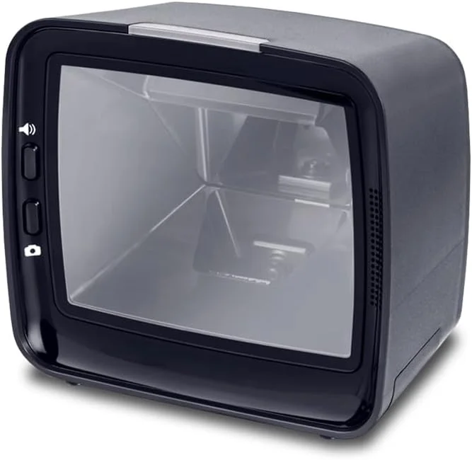 اسکنر/بارکد خوان رومیزی با عملکرد بالای تک بعدی/دو بعدی Datalogic Magellan 3450vsi، شامل آداپتور برق، کابل RS232 و USB