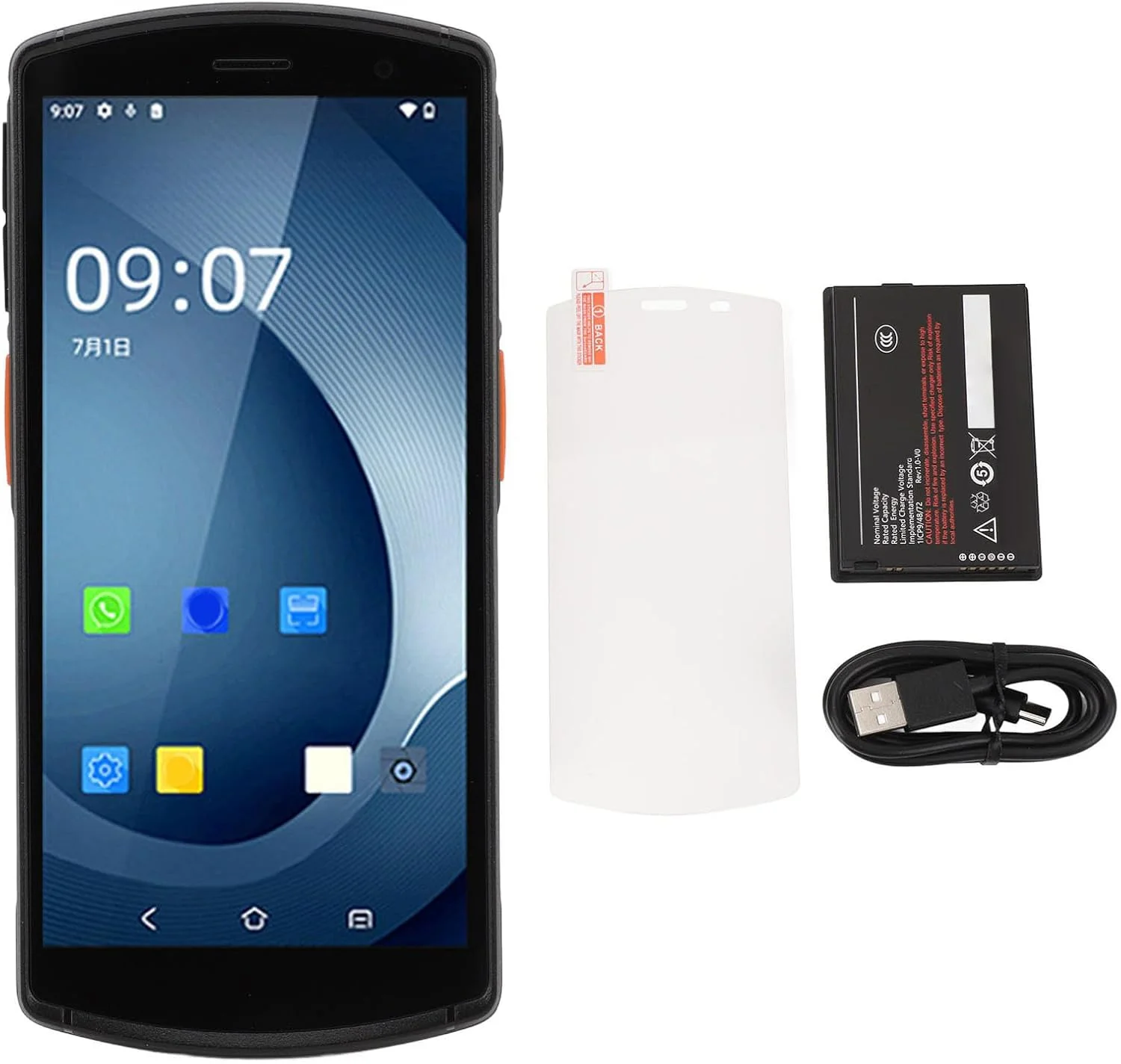 اسکنر بارکد Gearwell، جمع‌آوری کننده داده بی سیم با صفحه نمایش رنگی دستی و پشتیبانی از NFC، اسکنر ترمینال بارکد خوان 1D 2D