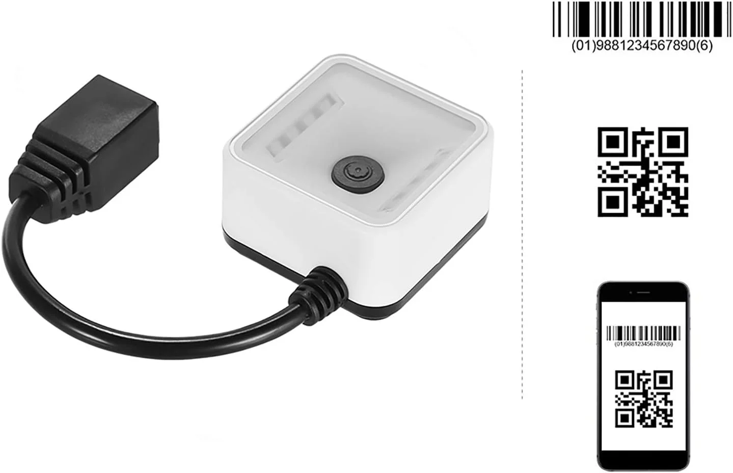 ماژول اسکنر بارکد تصویر CMOS مدل EP7000 برای اسکن کد QR 1D 2D برای کنترل دسترسی دستگاه های تعبیه شده، اسکنرهای الکترونیکی اداری، رابط USB، حسگر خودکار، اسکن سریع، پشتیبانی از توسعه ثانویه ماژول اسکنر بارکد تصویر CMOS مدل EP7000 برای اسکن کد QR 1D 2D برای کنترل دسترسی دستگاه های تعبیه شده، اسکنرهای الکترونیکی اداری، رابط USB، حسگر خودکار، اسکن سریع، پشتیبانی از توسعه ثانویه