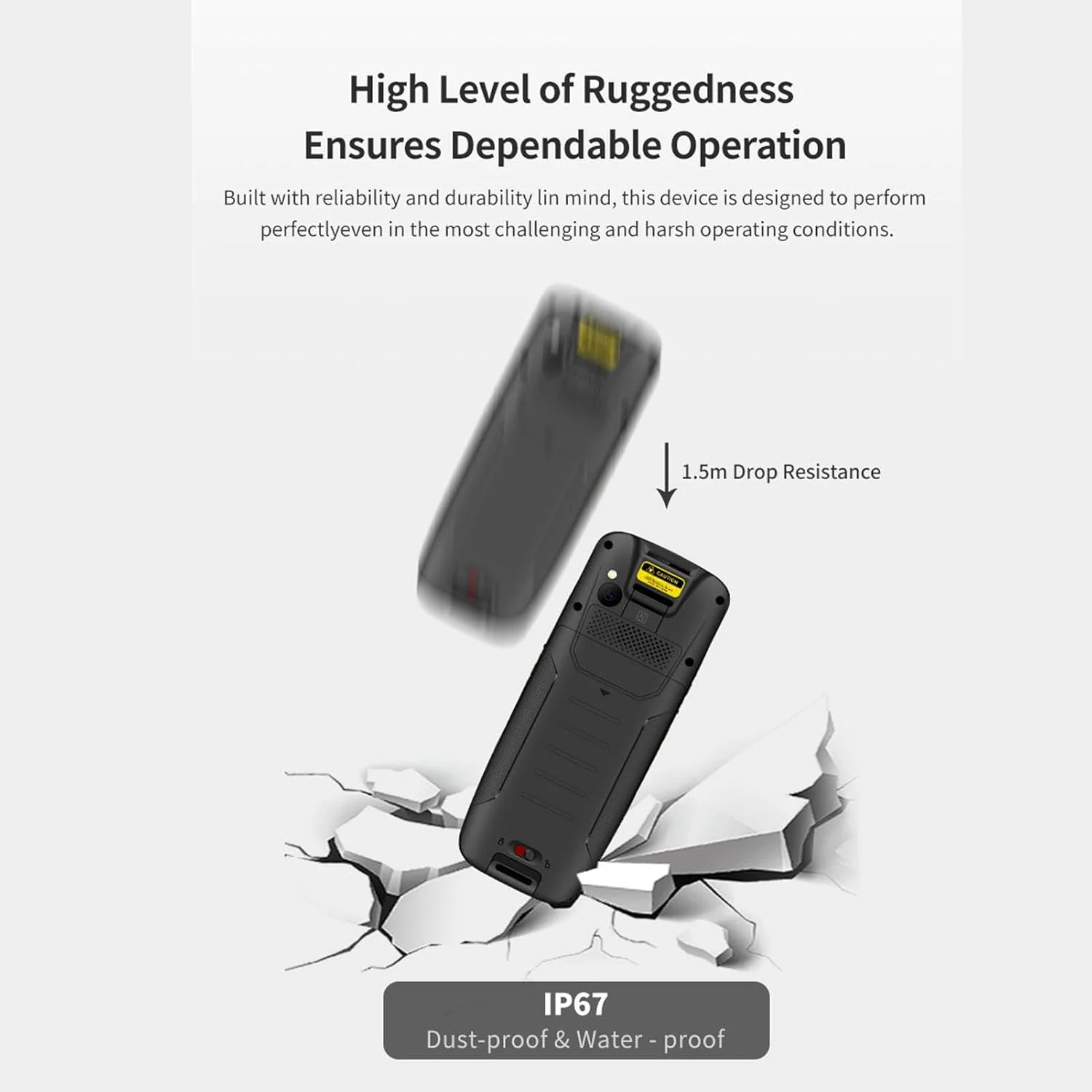 اسکنر بارکد دستی کامپیوتر موبایل، اسکنر PDA صفحه لمسی 4 اینچی با موتور اسکن بارکد 1D/2D، 4G LTE، LAN و WiFi، برای لجستیک انبار اسکنر بارکد دستی کامپیوتر موبایل، اسکنر PDA صفحه لمسی 4 اینچی با موتور اسکن بارکد 1D/2D، 4G LTE، LAN و WiFi، برای لجستیک انبار