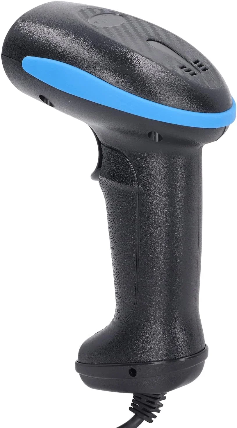 اسکنر بارکد سیمی USB چند منظوره دستی 1D 2D با سرعت بالا، حساسیت بالا و عملکرد پایدار برای سوپرمارکت، فروشگاه خرده فروشی، کتابخانه، داروخانه، خدمات پذیرایی