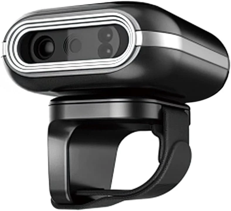 اسکنر بارکد HANEFRE بی سیم حلقه ای پوشیدنی ماژول خواننده کد QR قابل حمل اسکنر بارکد کد QR 1D 2D