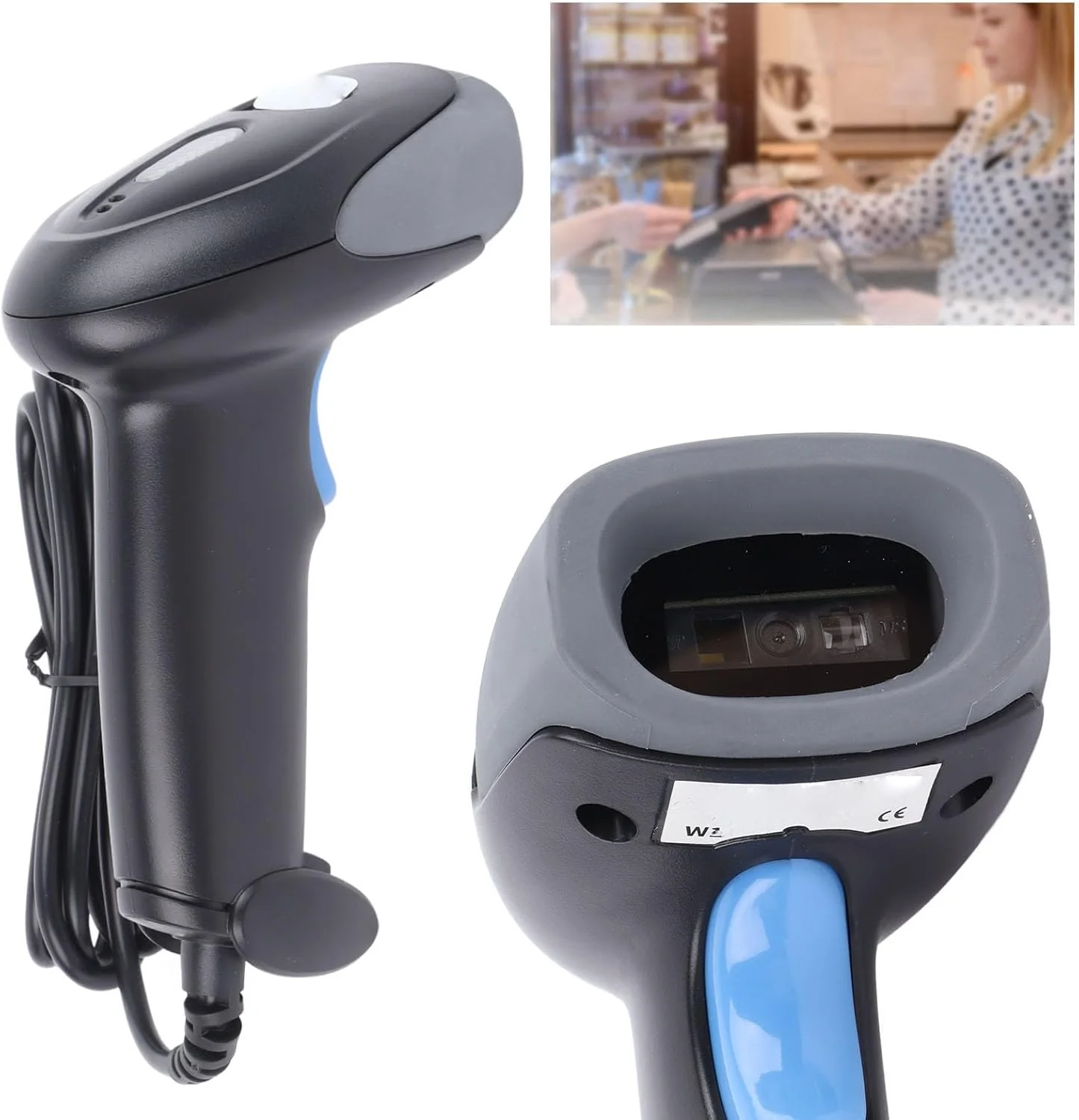 اسکنر بارکد 1D 2D با سرعت اسکن سریع کد QR برای سوپرمارکت، تحویل سریع، لجستیک، خرده فروشی، کارآمد، متنوع، قابل اعتماد و کاربر پسند