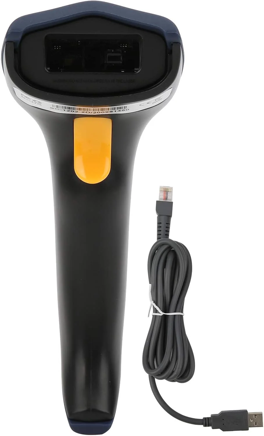 اسکنر بارکد SJHDKLW - اسکنر بارکد خوان تفنگی دستی USB سیمی 1D 2D سنسور صنعتی اتوماتیک SC?1202?2D