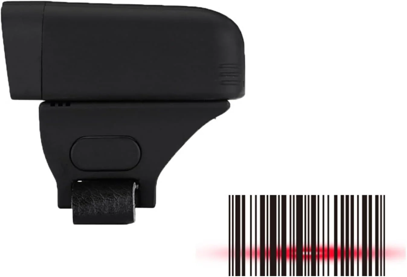 اسکنر بارکد ERTUUYD، اسکنر انگشتی بی‌سیم، اسکنر حلقه‌ای پوشیدنی، مینی اسکنر قابل حمل دو بعدی، بارکد خوان برای اسکنر دستی (اسکنر CCD 1D)