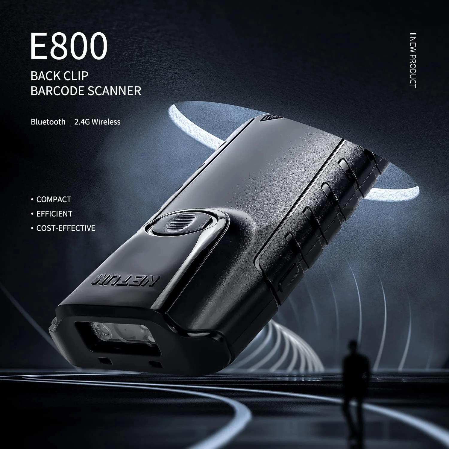 اسکنر بارکد دوبعدی بلوتوثی KASTWAVE مدل E800، اسکنر بارکد QR قابل حمل کوچک 3 در 1، اسکن تفنگی بیسیم خودکار با گیره پشتی، مناسب برای انبارداری، سیستم POS، سازگار با تبلت، iOS، اندروید، ویندوز و MacOS اسکنر بارکد دوبعدی بلوتوثی KASTWAVE مدل E800، اسکنر بارکد QR قابل حمل کوچک 3 در 1، اسکن تفنگی بیسیم خودکار با گیره پشتی، مناسب برای انبارداری، سیستم POS، سازگار با تبلت، iOS، اندروید، ویندوز و MacOS