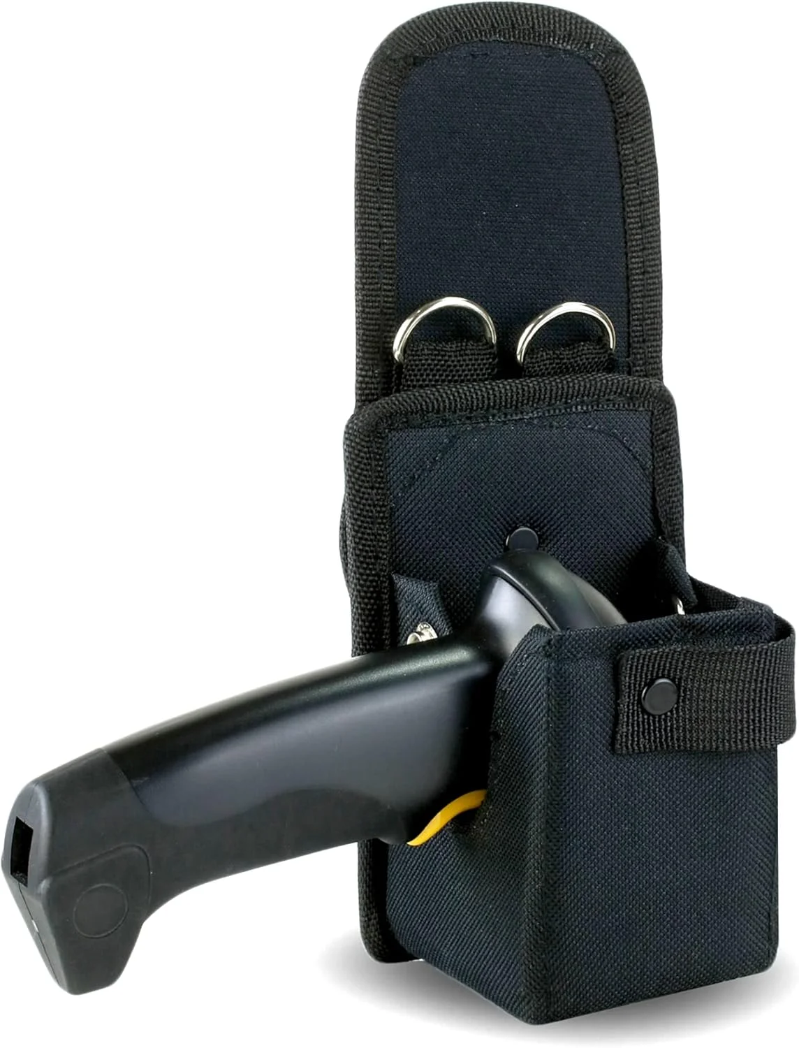 هولستر بی سیم اسکنر e-Holster (کوچک) | کیف نایلونی بالستیک برای اسکنر بارکد 1D و 2D | گیره کمربند، حلقه کمربند، بند شانه | مناسب برای اسکنر زبرا DS2208/8108/8100/4600/2200