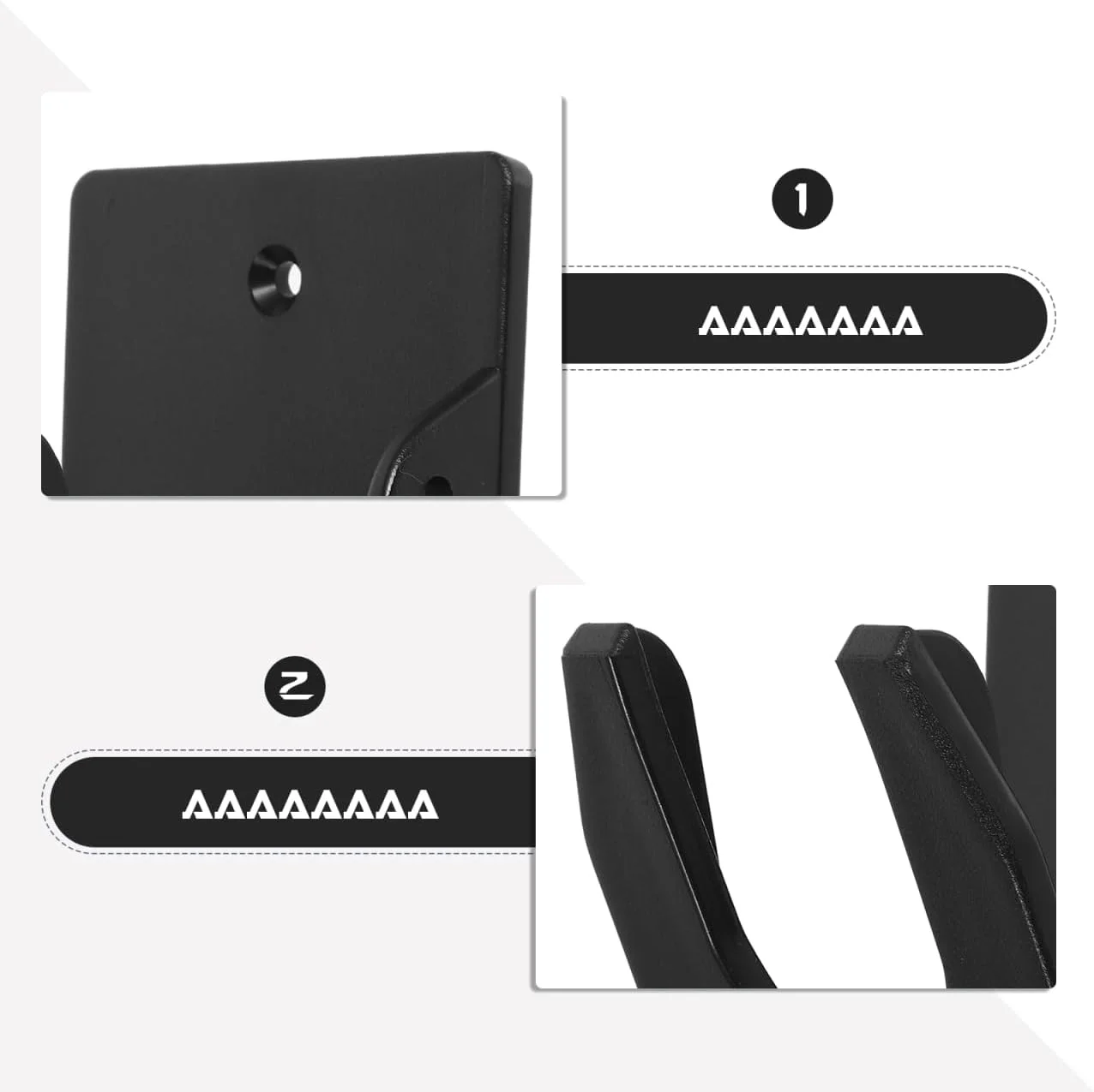 TEHAUX 1 ست نگهدارنده اسکنر برای اسکنر بارکد، آویز اسکنر، نگهدارنده دیواری اسکنر، پایه نگهدارنده اسکنر بارکد برای اسکنر نماد، نگهدارنده اسکنر دستی پلاستیکی