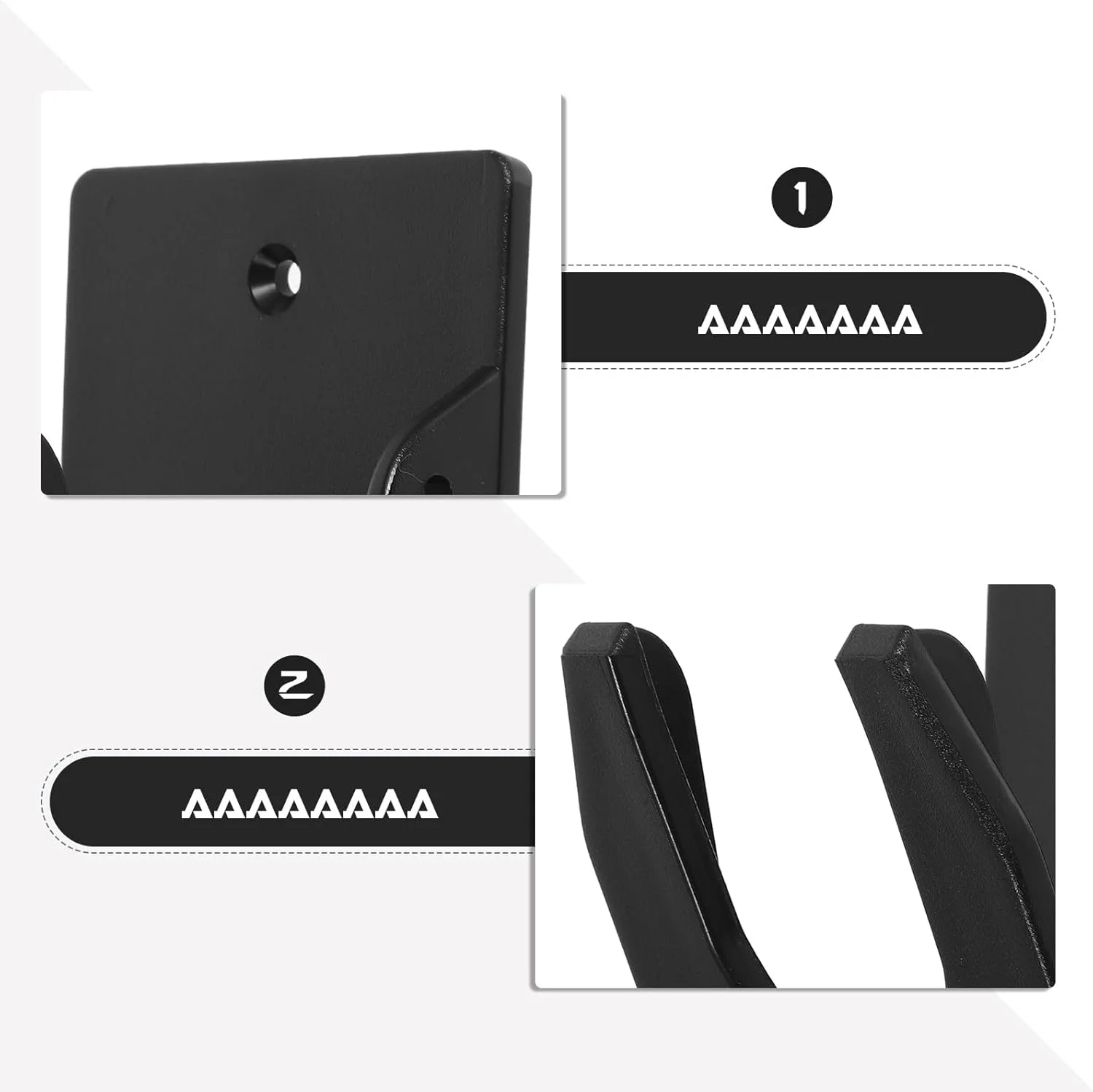 TEHAUX 1 ست نگهدارنده اسکنر برای اسکنر بارکد، آویز اسکنر، نگهدارنده دیواری اسکنر، پایه نگهدارنده اسکنر بارکد برای اسکنر نماد، نگهدارنده اسکنر دستی پلاستیکی