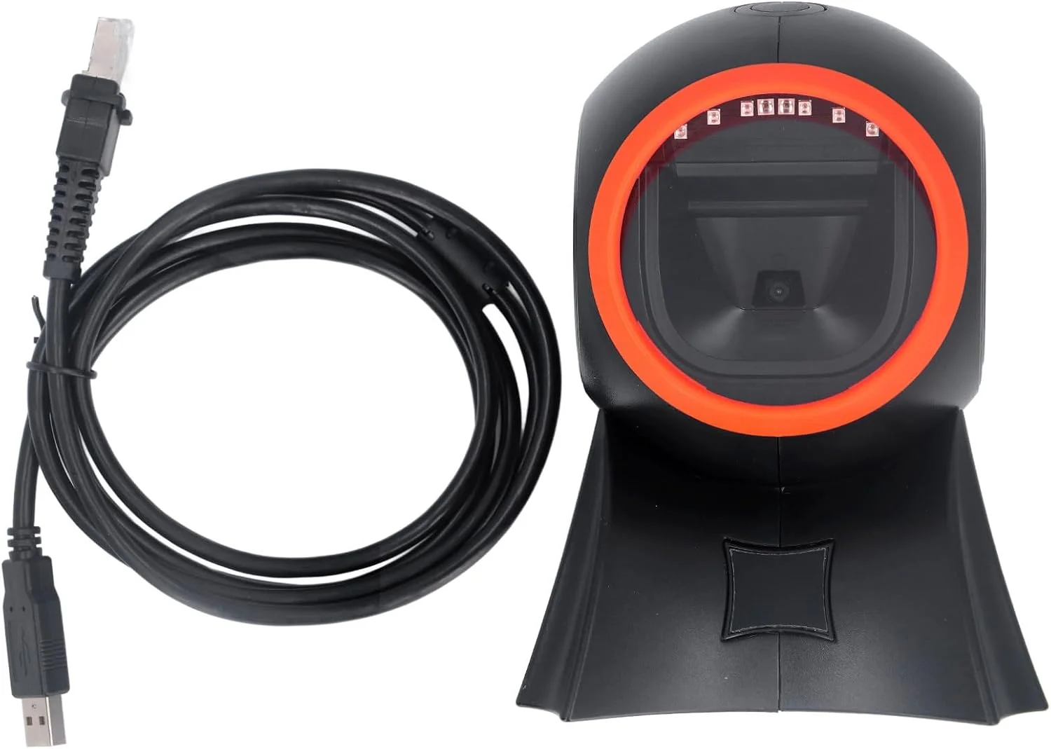 اسکنر بارکد رومیزی Eujgoov، بارکد خوان QR USB برای انبار، سوپرمارکت، کتابفروشی