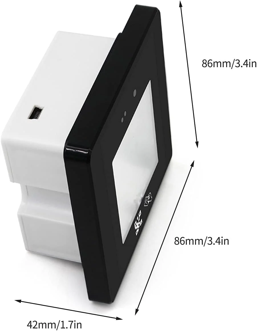 اسکنر بارکد تعبیه شده کارت خوان RFID ماژول اسکن سیمی با سرعت بالا اتصال USB برای کد QR 1D 2D سوپرمارکت انبار فروشگاه خرده فروشی پرداخت موبایل کنترل دسترسی