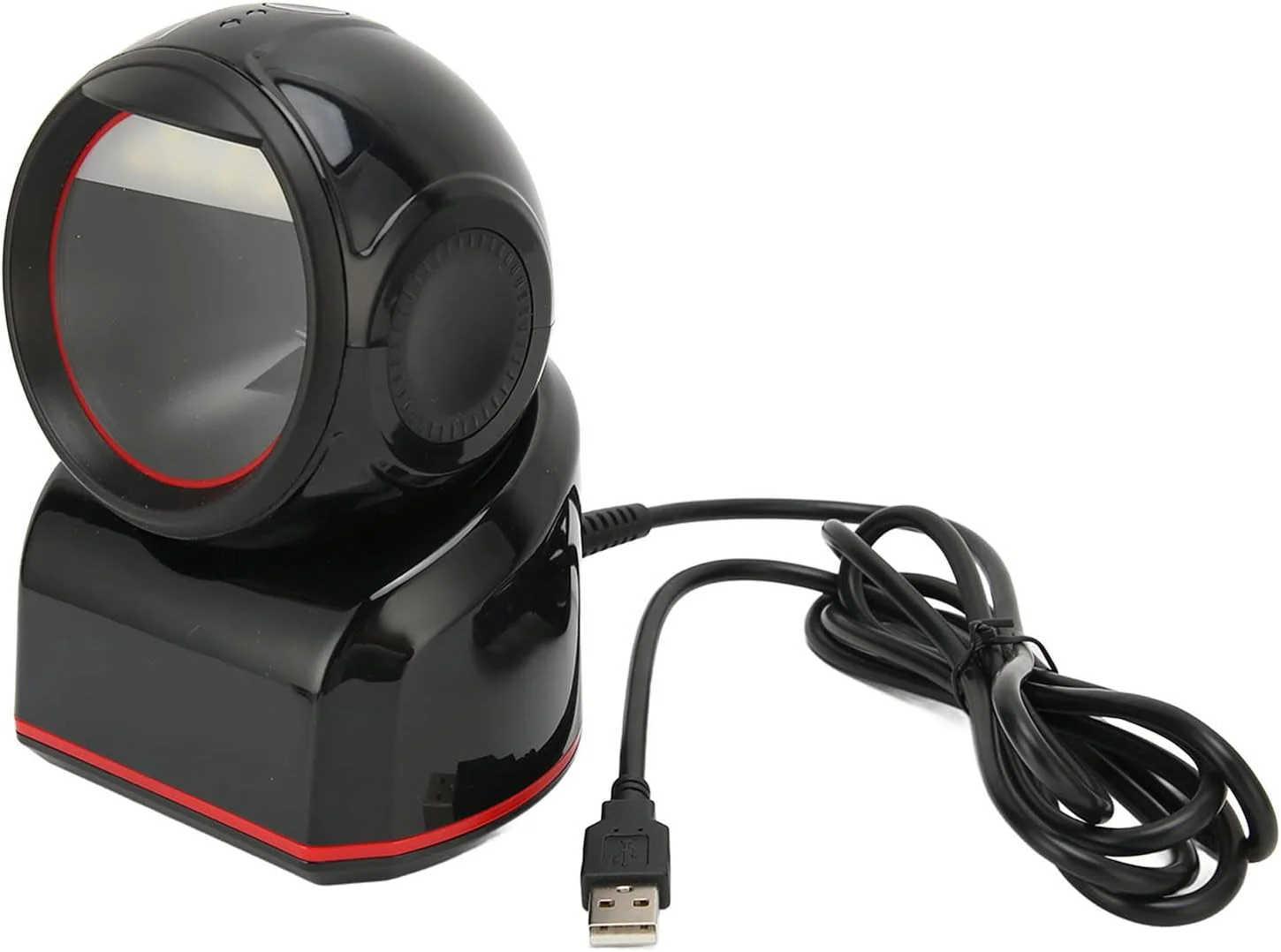 اسکنر بارکد Elprico، اسکنر بارکد 1D-2D USB تشخیص همه جهته 617 NM LED، بارکد خوان رومیزی QR برای صفحه نمایش تلفن و کامپیوتر (مشکی) اسکنر بارکد Elprico، اسکنر بارکد 1D-2D USB تشخیص همه جهته 617 NM LED، بارکد خوان رومیزی QR برای صفحه نمایش تلفن و کامپیوتر (مشکی)